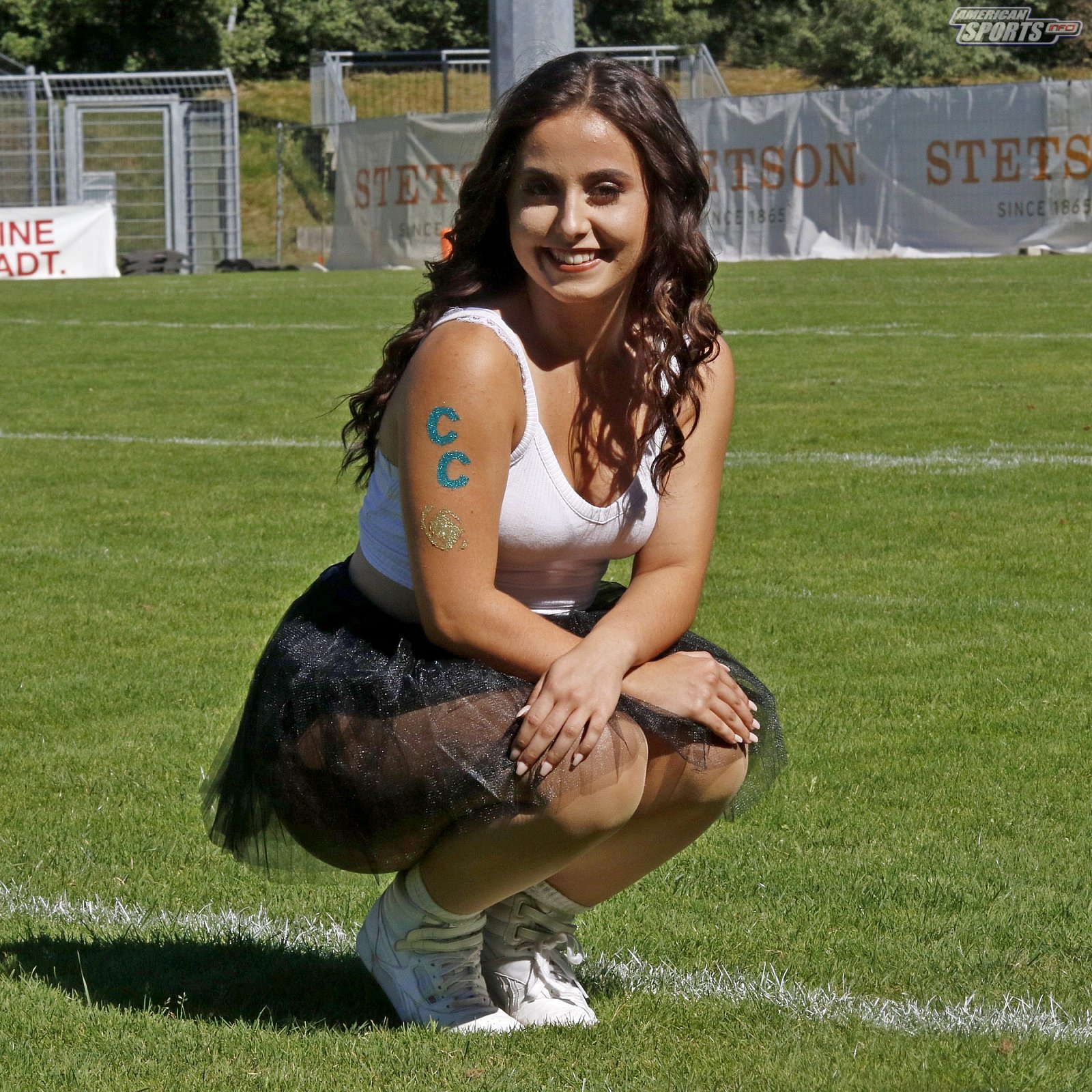 Die Cologne Cheerdance Cheerleader beim Heimspiel gegen die Berlin Rebels am 29.06.2019