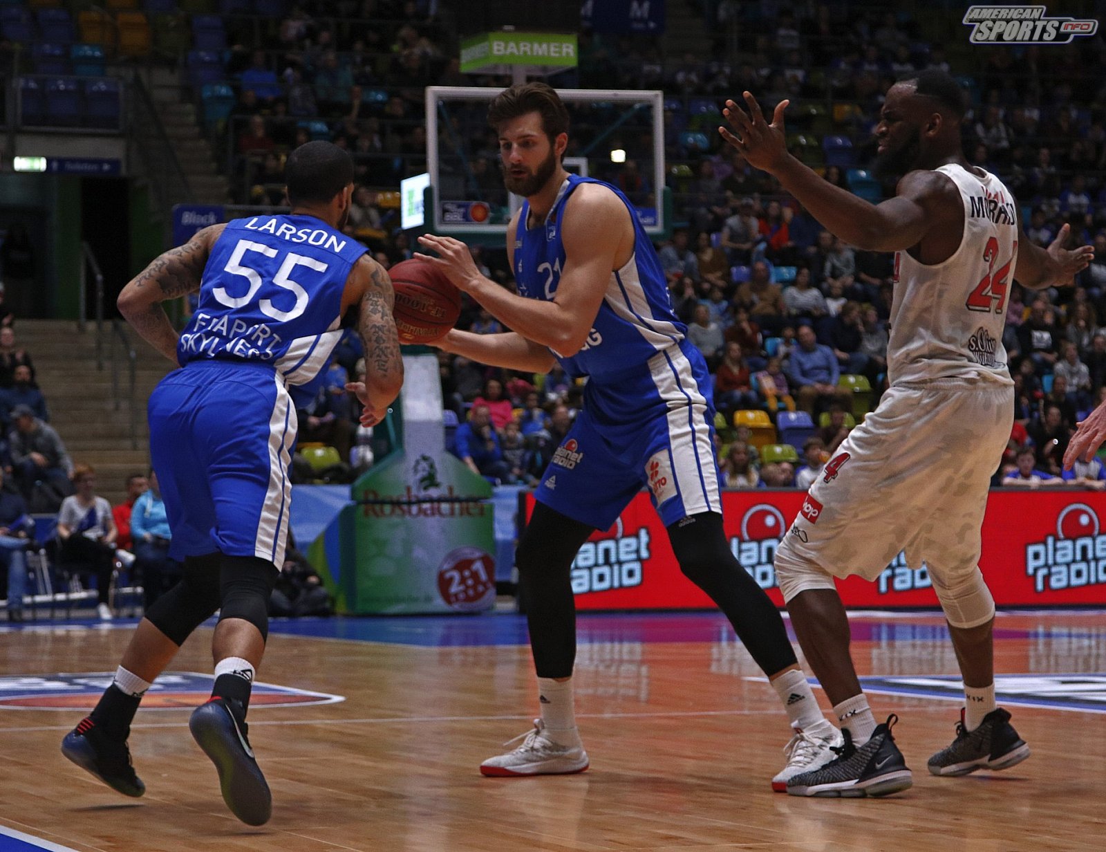 BBL: Fraport Skyliners Frankfurt vs s.Oliver Würzburg 77:91 17.03.2019