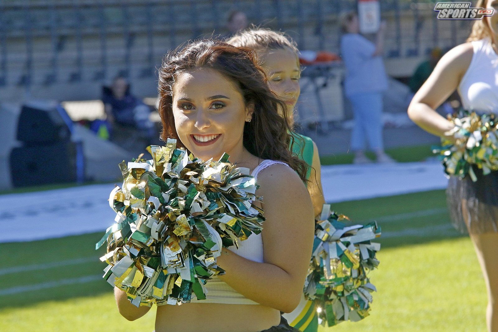 Die Cologne Cheerdance Cheerleader beim Heimspiel gegen die Berlin Rebels am 29.06.2019