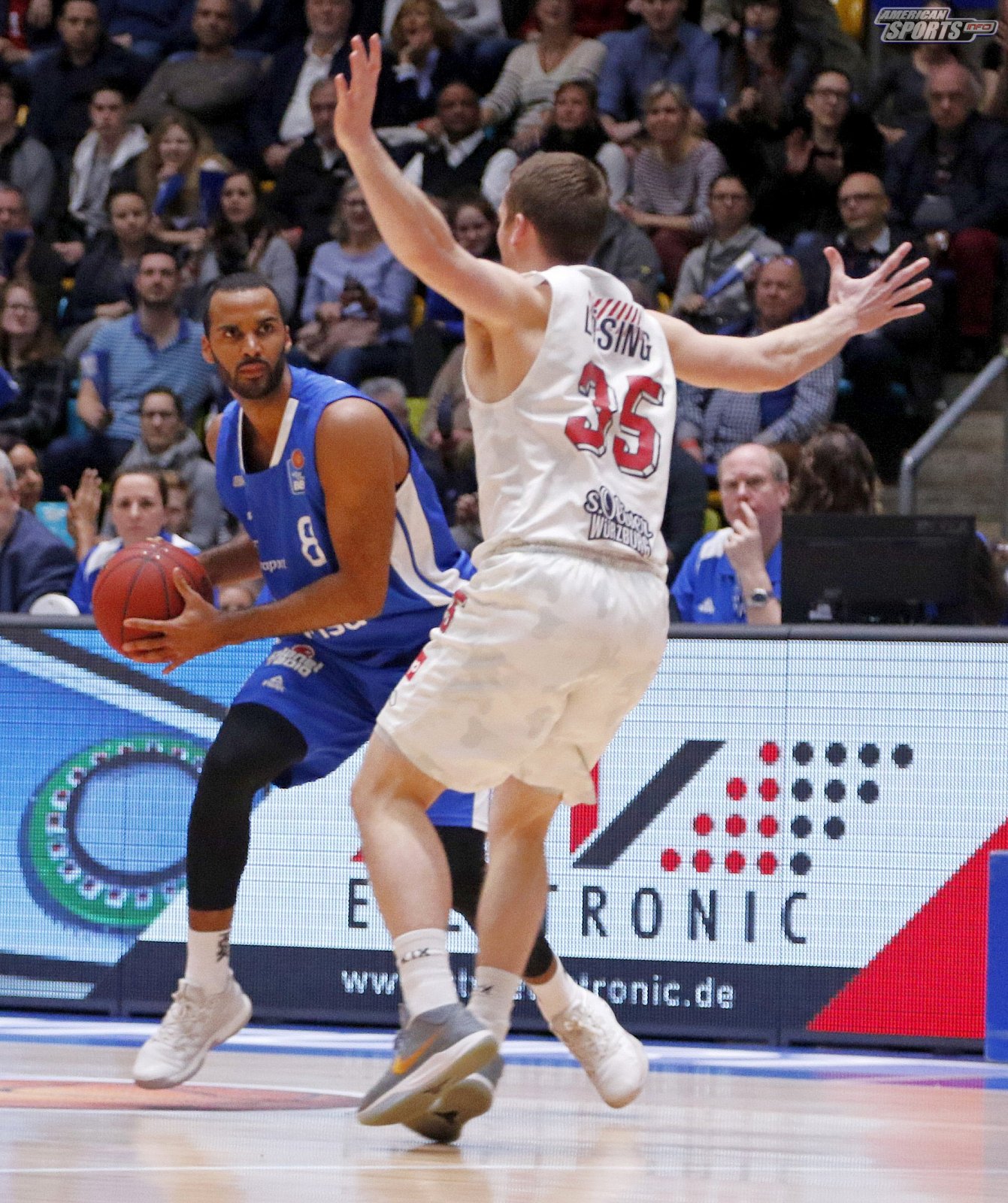 BBL: Fraport Skyliners Frankfurt vs s.Oliver Würzburg 77:91 17.03.2019