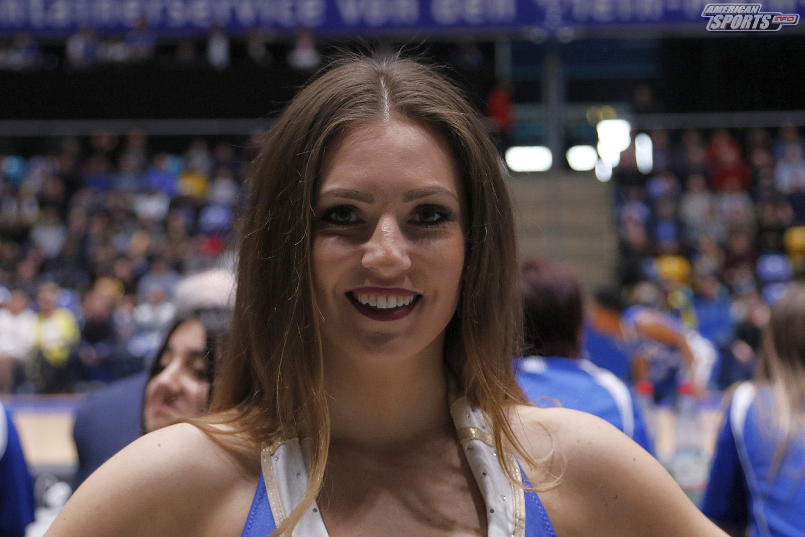 Das Frankfurt Skyliners Danceteam beim BBL Heimspiel gegen s.Oliver Würzburg am 17.03.2019