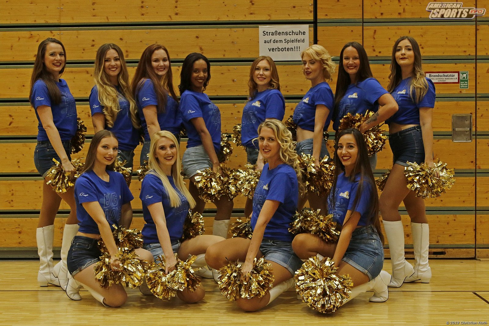 Das Skyliners Danceteam beim Benefizspiel gegen Ratiopharm Ulm am 15.09.2019