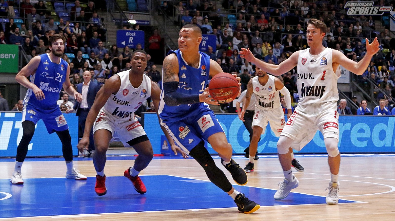 BBL: Fraport Skyliners Frankfurt vs s.Oliver Würzburg 77:91 17.03.2019