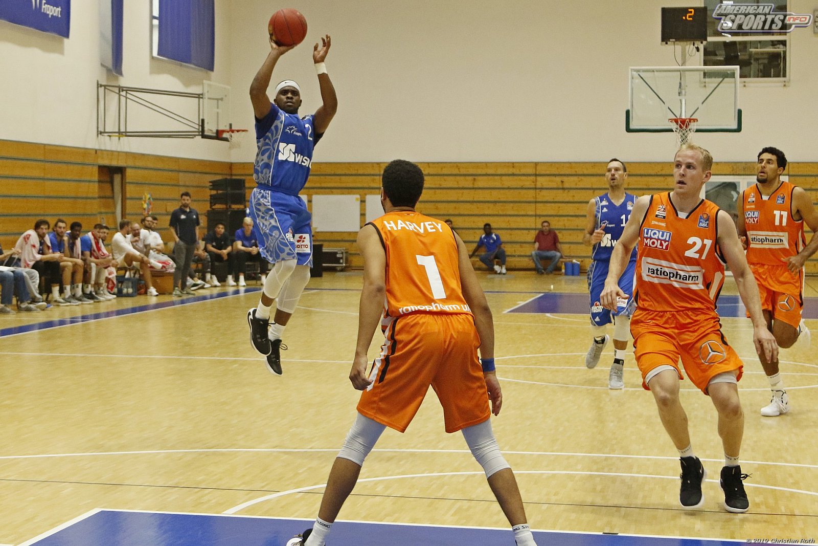 Benefizspiel: Fraport Skyliners vs Ratiopharm Ulm 56:77 15.09.2019