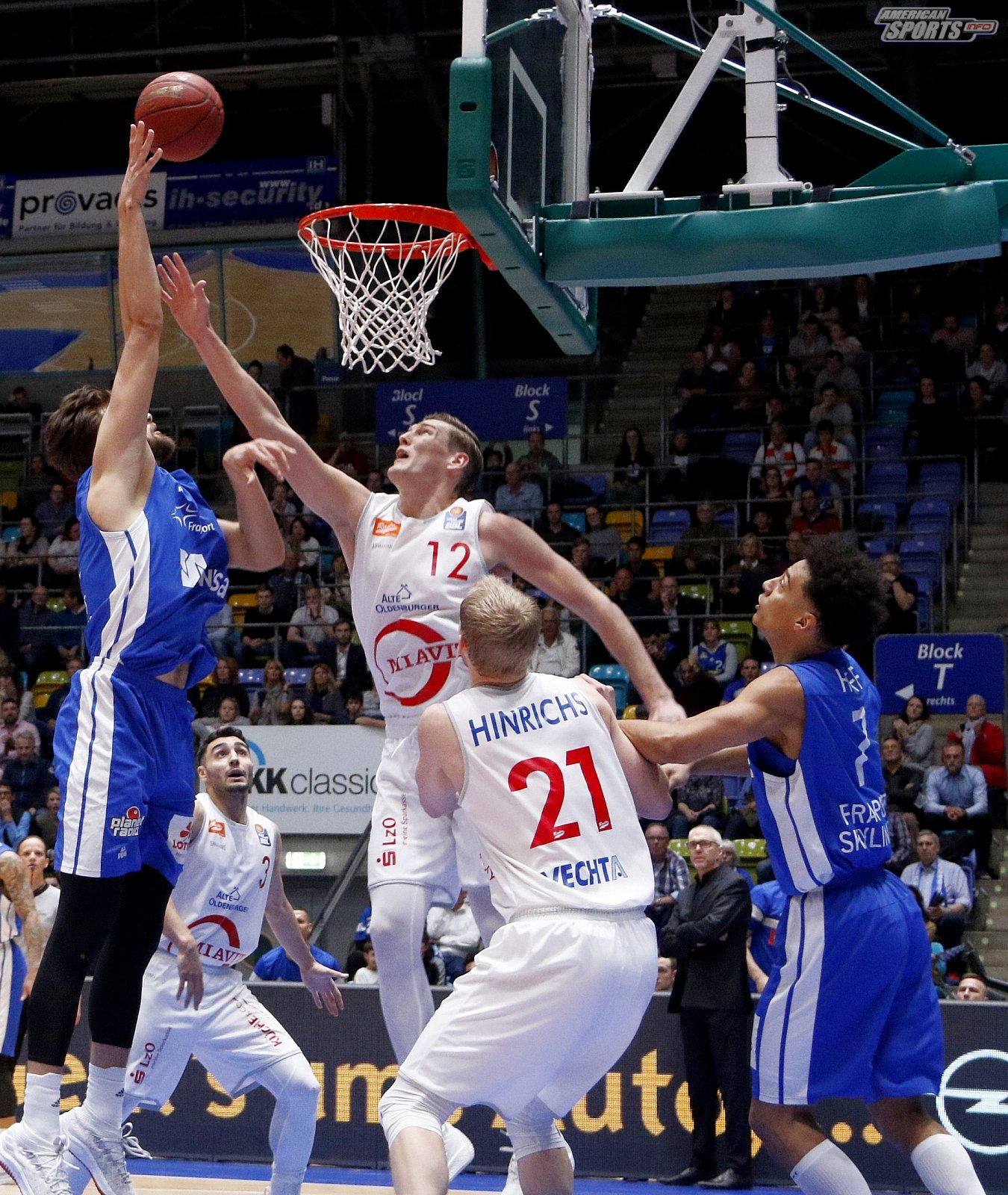 BBL: Fraport Skyliners Frankfurt vs Rasta Vechta 80:100 29.03.2019 