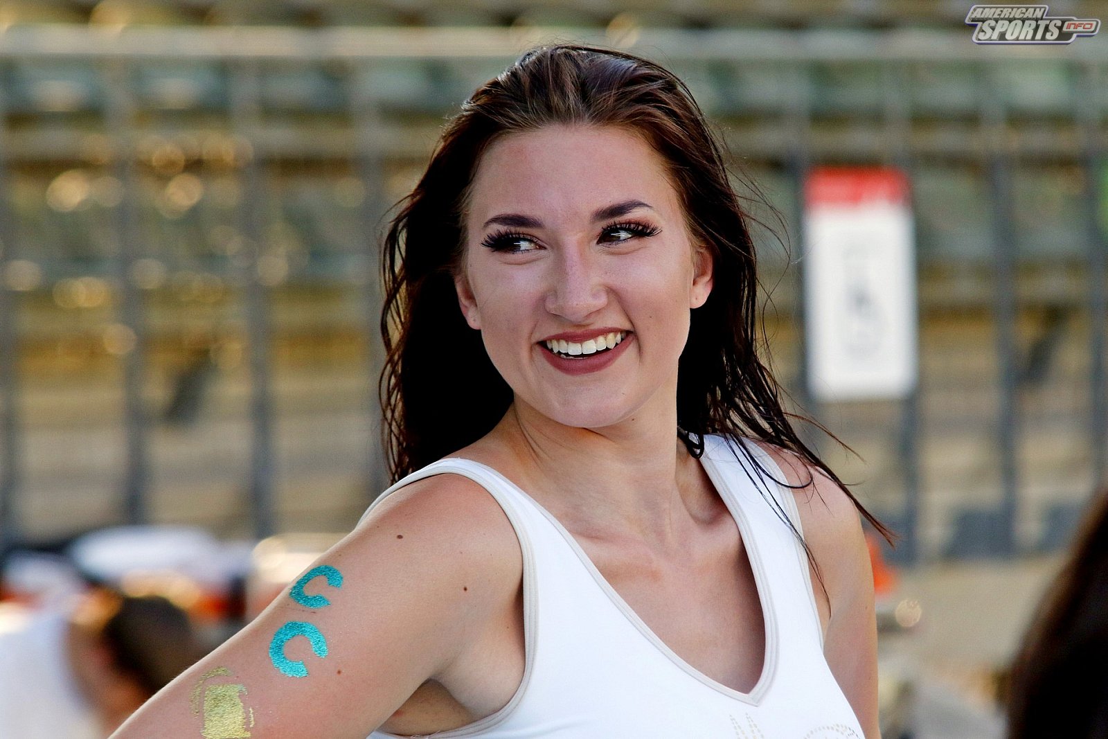 Die Cologne Cheerdance Cheerleader beim Heimspiel gegen die Berlin Rebels am 29.06.2019