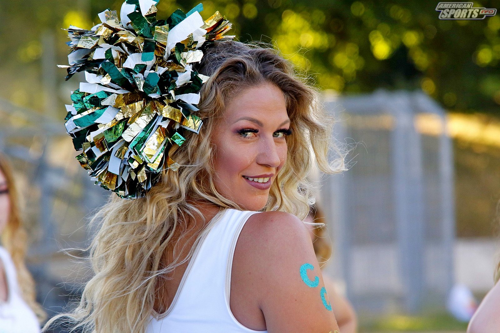 Die Cologne Cheerdance Cheerleader beim Heimspiel gegen die Berlin Rebels am 29.06.2019