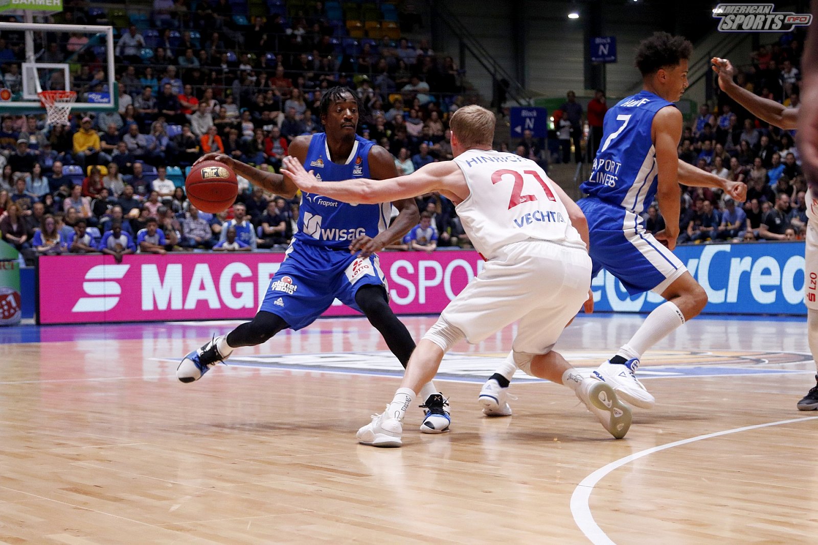 BBL: Fraport Skyliners Frankfurt vs Rasta Vechta 80:100 29.03.2019 