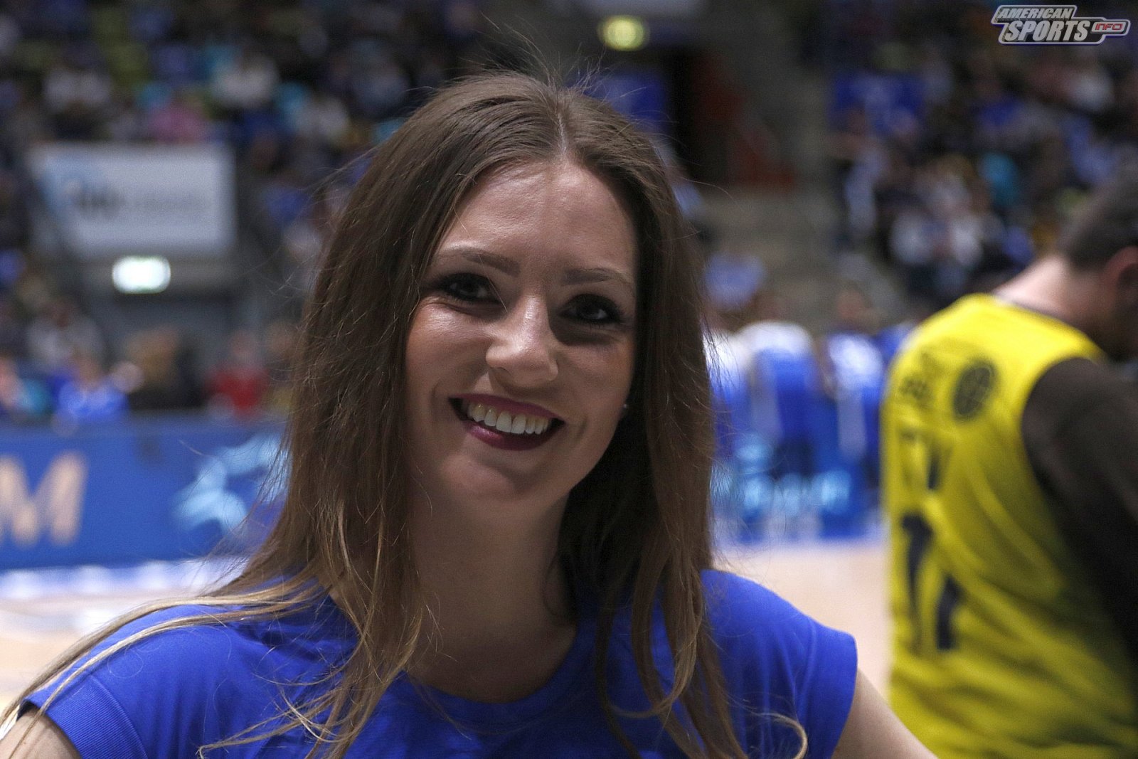 Das Frankfurt Skyliners Danceteam beim BBL Heimspiel gegen Rasta Vechta am 29.03.2019