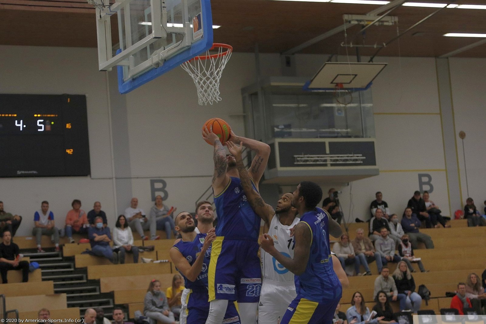 ProB Ebbecke White Wings Hanau vs EN Baskets Schwelm 62:69 10.10.2020