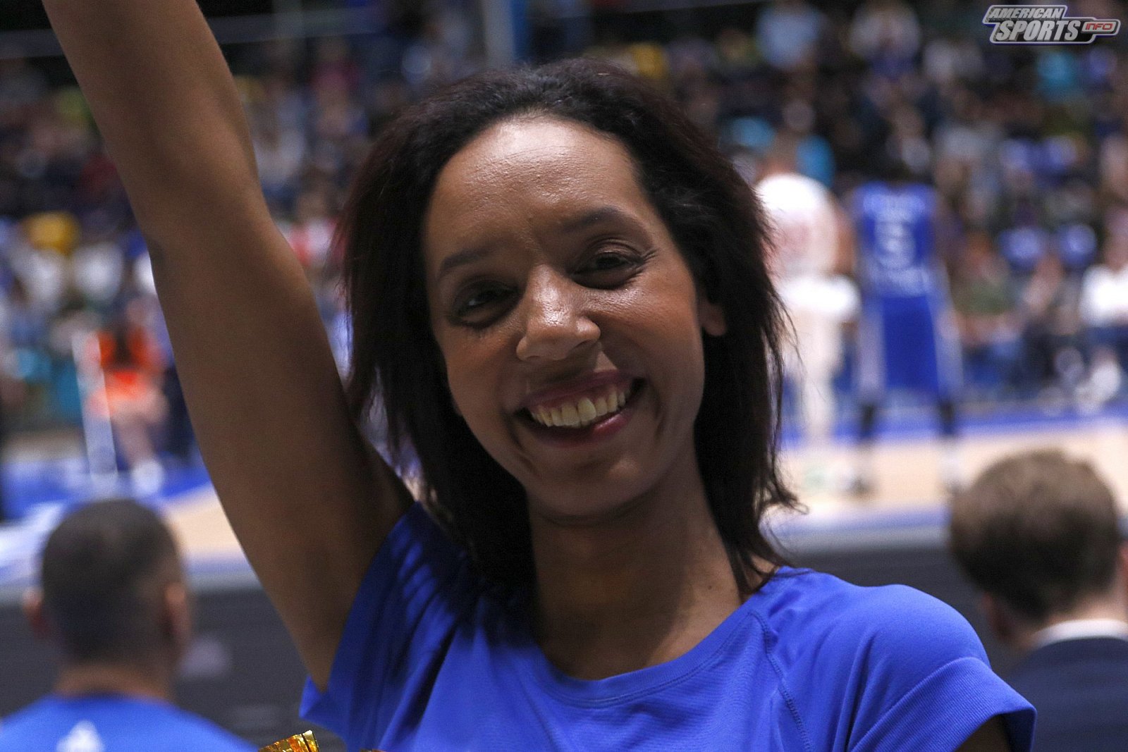 Das Frankfurt Skyliners Danceteam beim BBL Heimspiel gegen Rasta Vechta am 29.03.2019