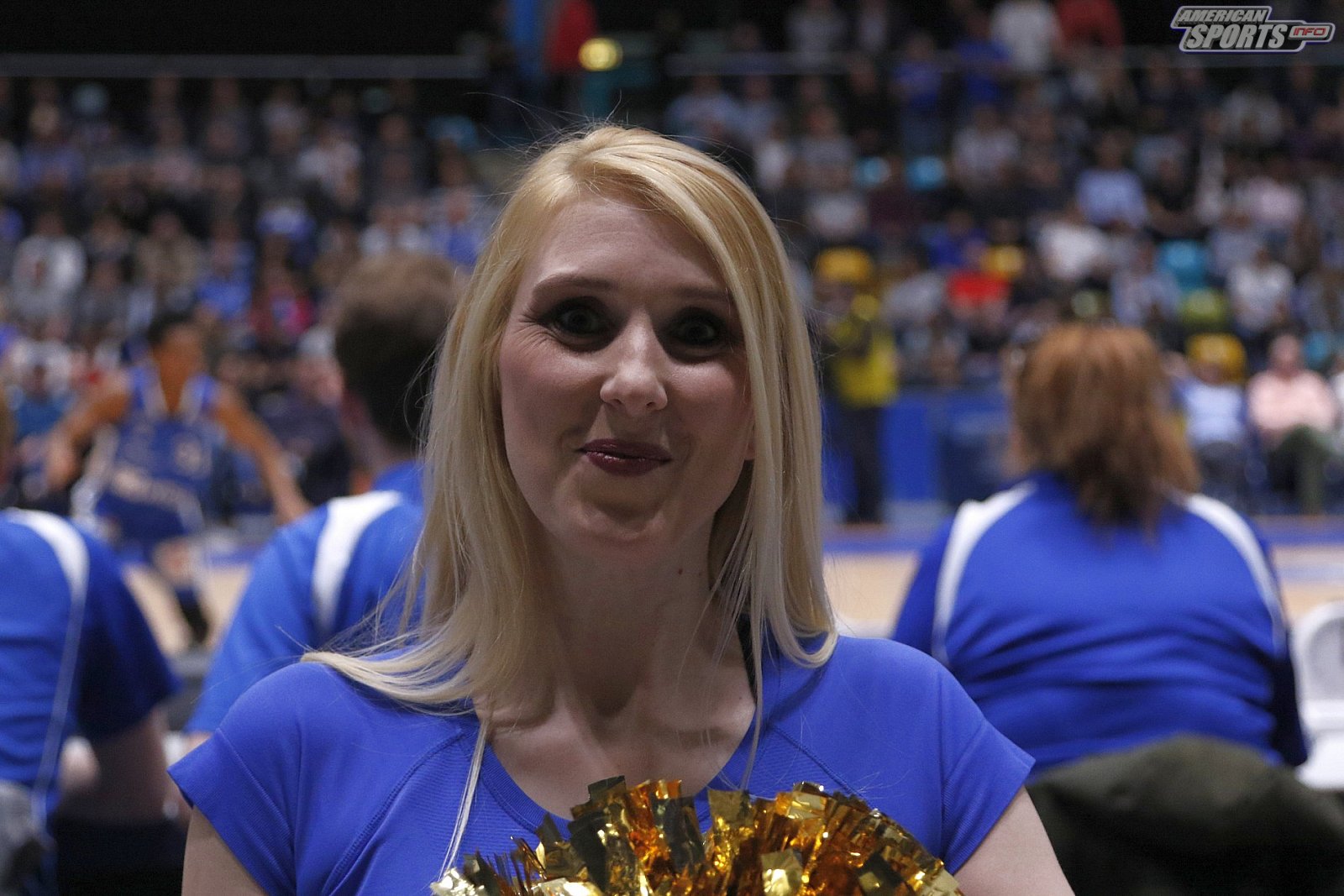 Das Frankfurt Skyliners Danceteam beim BBL Heimspiel gegen Rasta Vechta am 29.03.2019