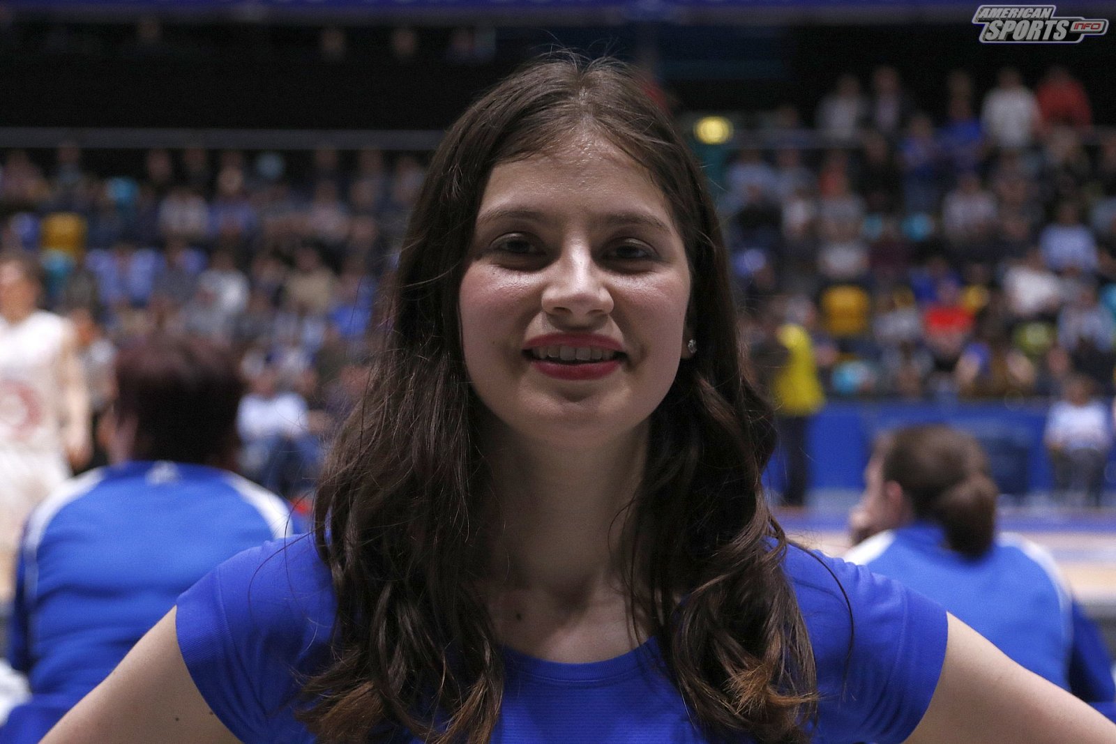 Das Frankfurt Skyliners Danceteam beim BBL Heimspiel gegen Rasta Vechta am 29.03.2019