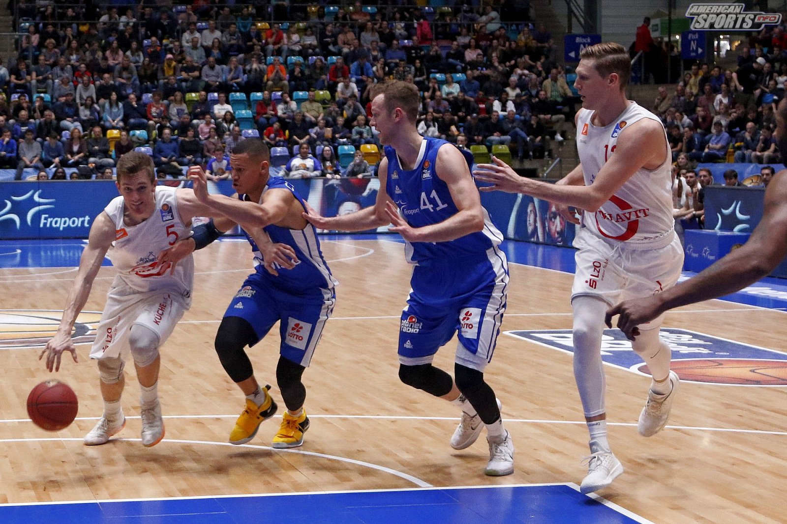 BBL: Fraport Skyliners Frankfurt vs Rasta Vechta 80:100 29.03.2019 