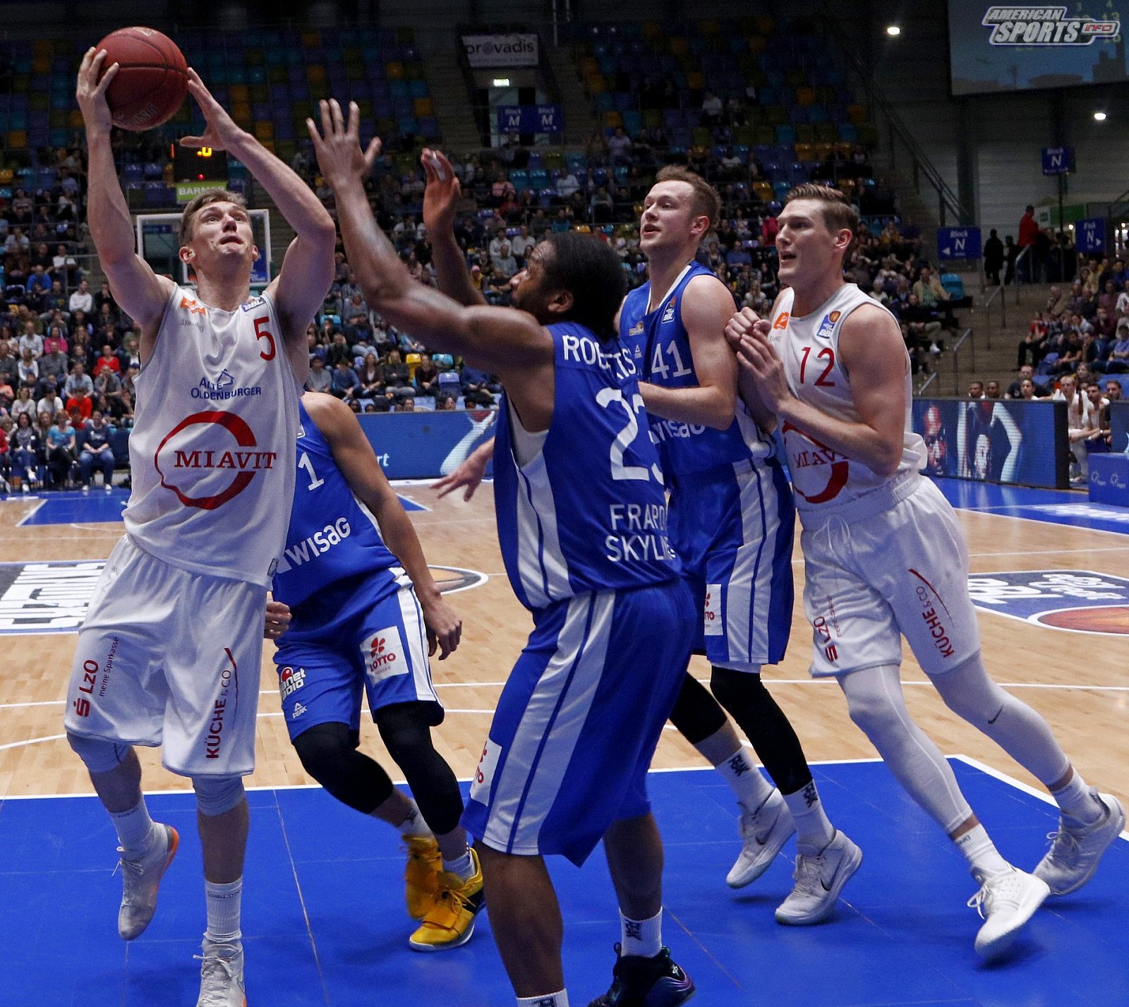 BBL: Fraport Skyliners Frankfurt vs Rasta Vechta 80:100 29.03.2019 