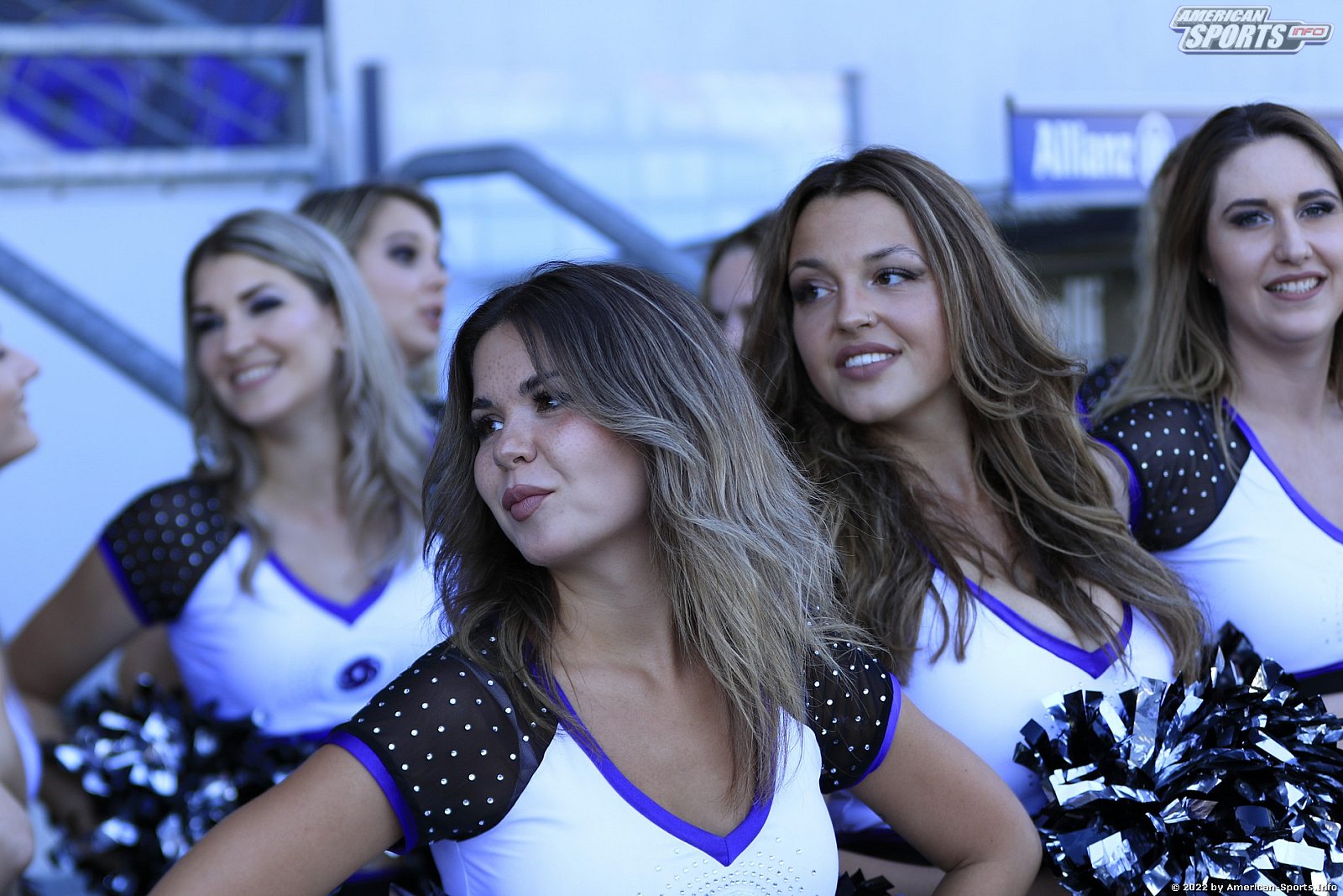 ELF: Die Frankfurt Galaxy Dancers und Loona beim Heimspiel gegen die Raiders Tirol am 28.08.2022