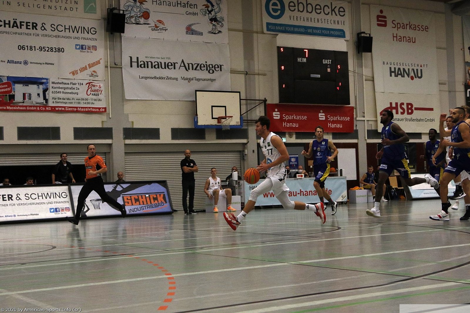 ProB Ebbecke White Wings Hanau vs EN Baskets Schwelm 62:69 10.10.2020