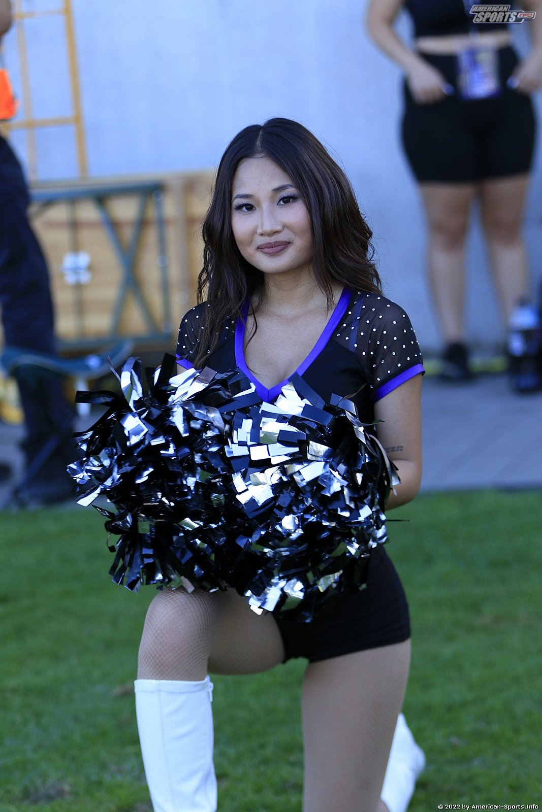 ELF: Die Frankfurt Galaxy Dancers und Loona beim Heimspiel gegen die Raiders Tirol am 28.08.2022