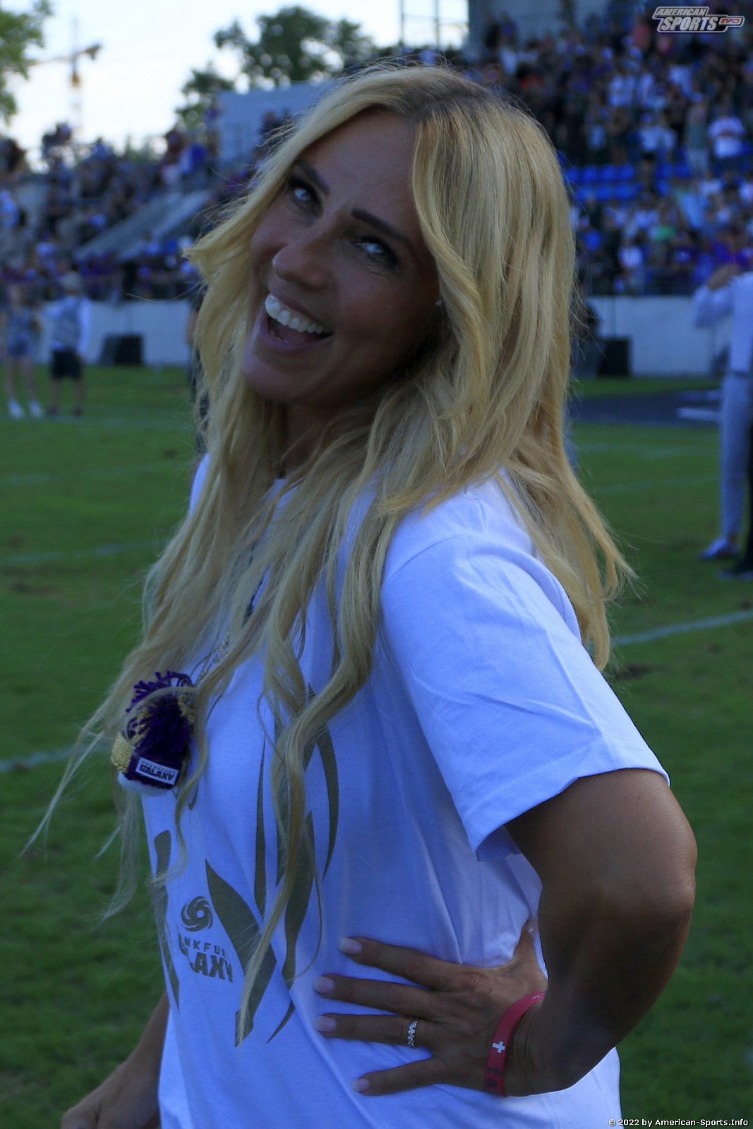 ELF: Die Frankfurt Galaxy Dancers und Loona beim Heimspiel gegen die Raiders Tirol am 28.08.2022
