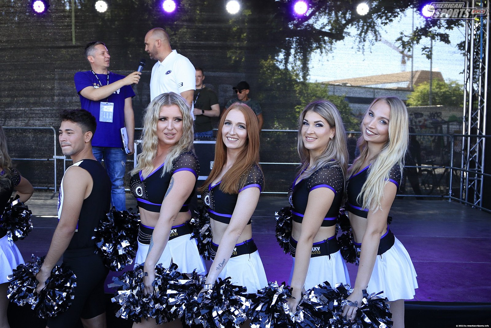 Die Frankfurt Galaxy Dancers beim Heimspiel gegen Stuttgart Surge am 04.09.2022