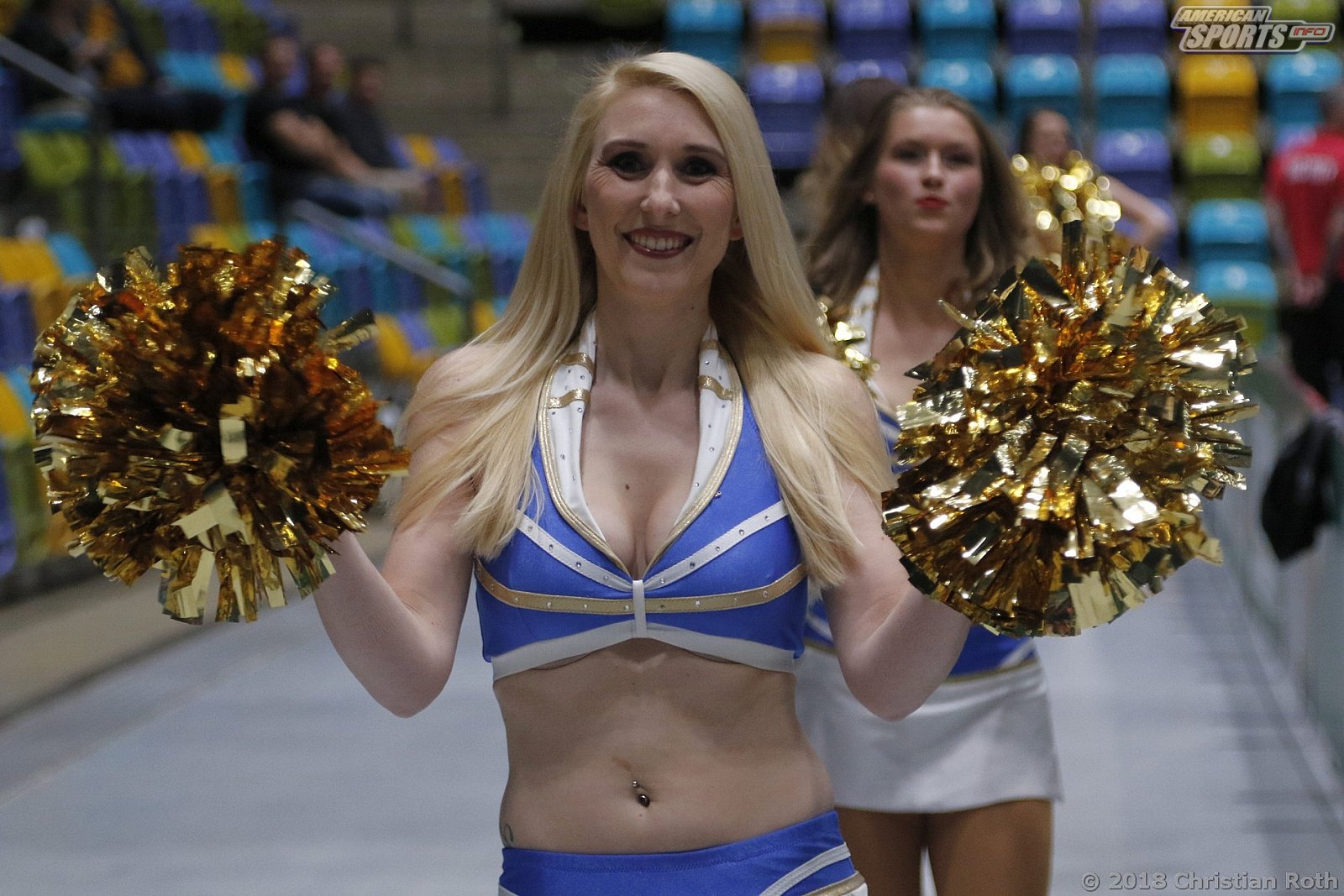 Das Fraport Skyliners Danceteam beim 7Days Eurocup Spiel gegen Mornar Bar am 24.10.2018