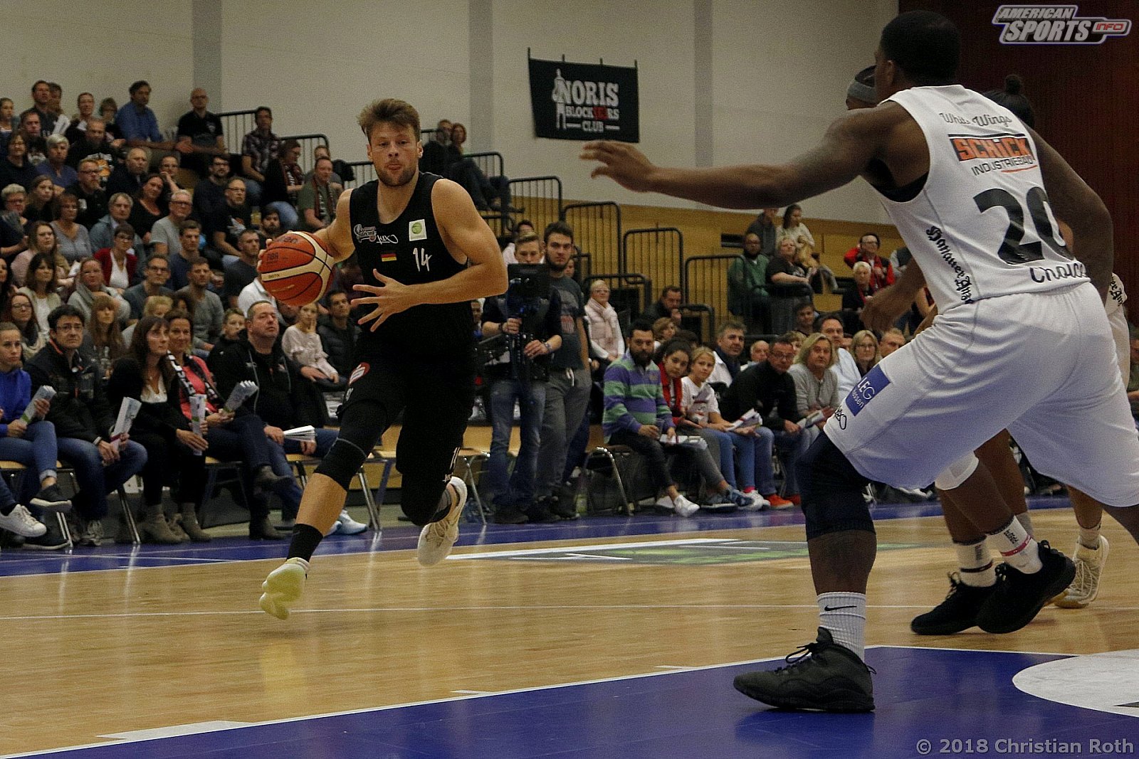 ProA Basketball: Hebeisen White Wings Hanau vs Nürnberger BC Falcons 67:86 27.10.2018