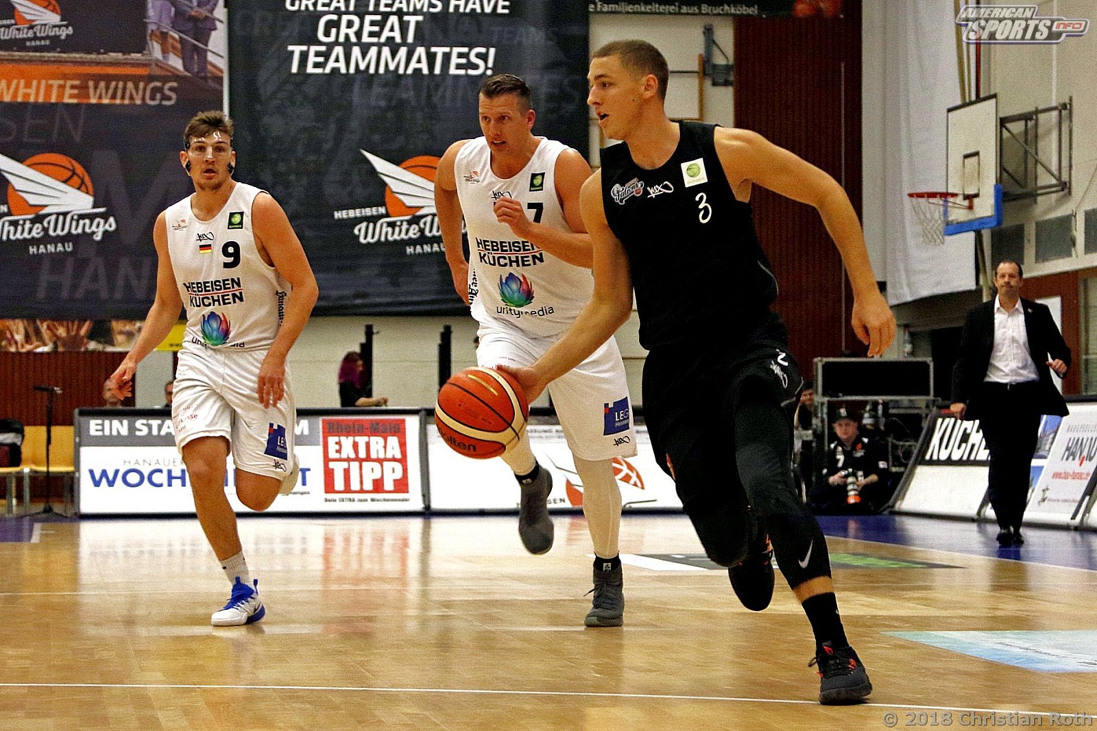 ProA Basketball: Hebeisen White Wings Hanau vs Nürnberger BC Falcons 67:86 27.10.2018