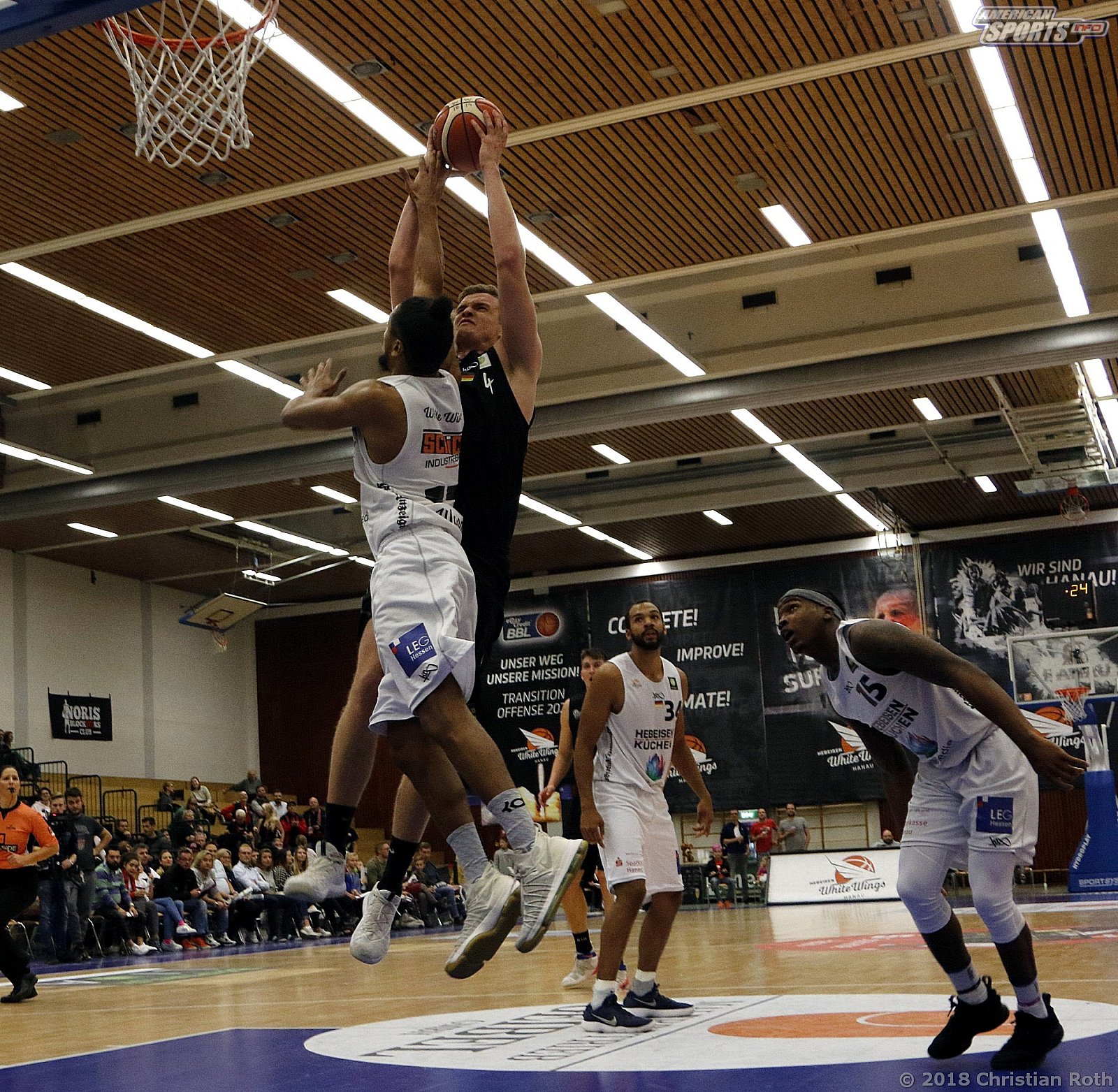 ProA Basketball: Hebeisen White Wings Hanau vs Nürnberger BC Falcons 67:86 27.10.2018