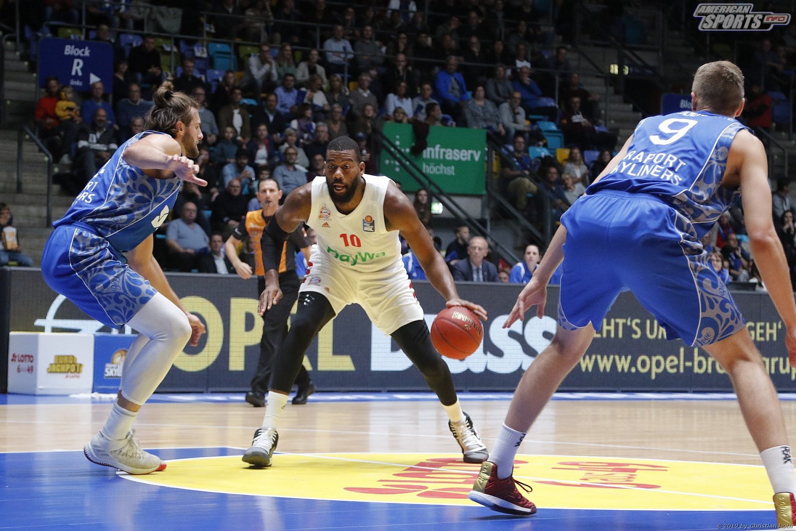 BBL: Fraport Skyliners Frankfurt vs FC Bayern München Basketball 77:81 06.10.2019