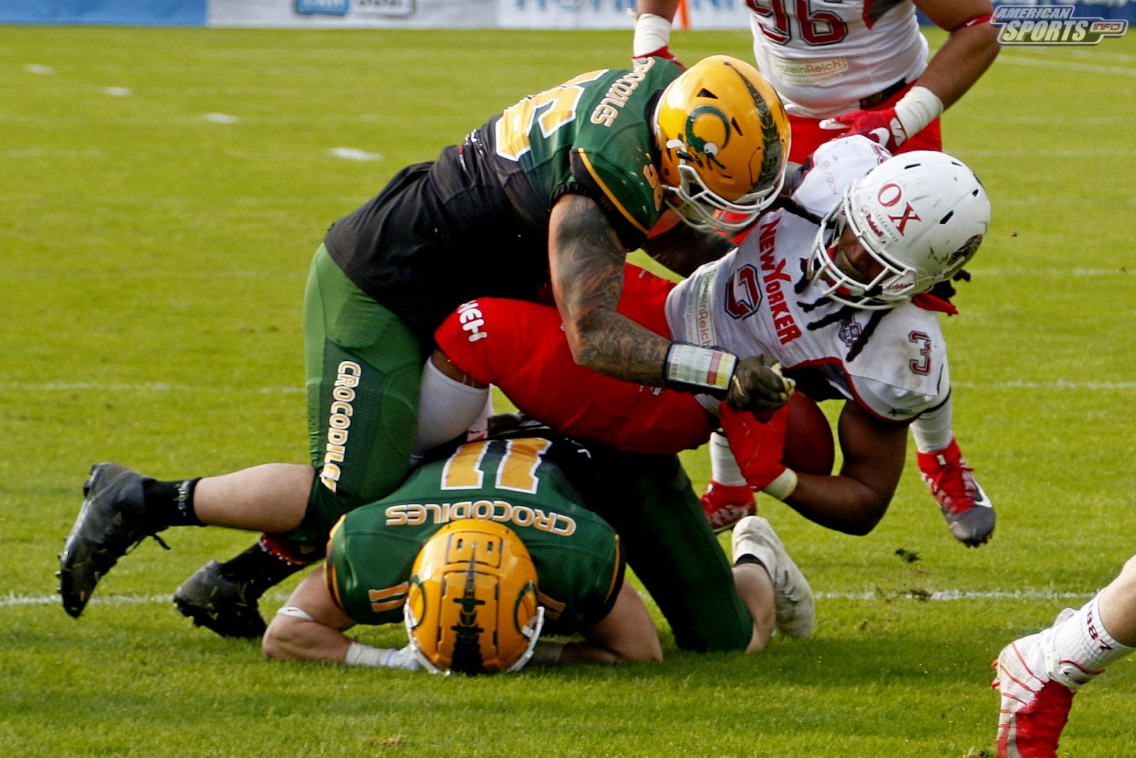 GFL Nord: Cologne Crocodiles vs NewYorker Lions Braunschweig 07:45 11.05.2019