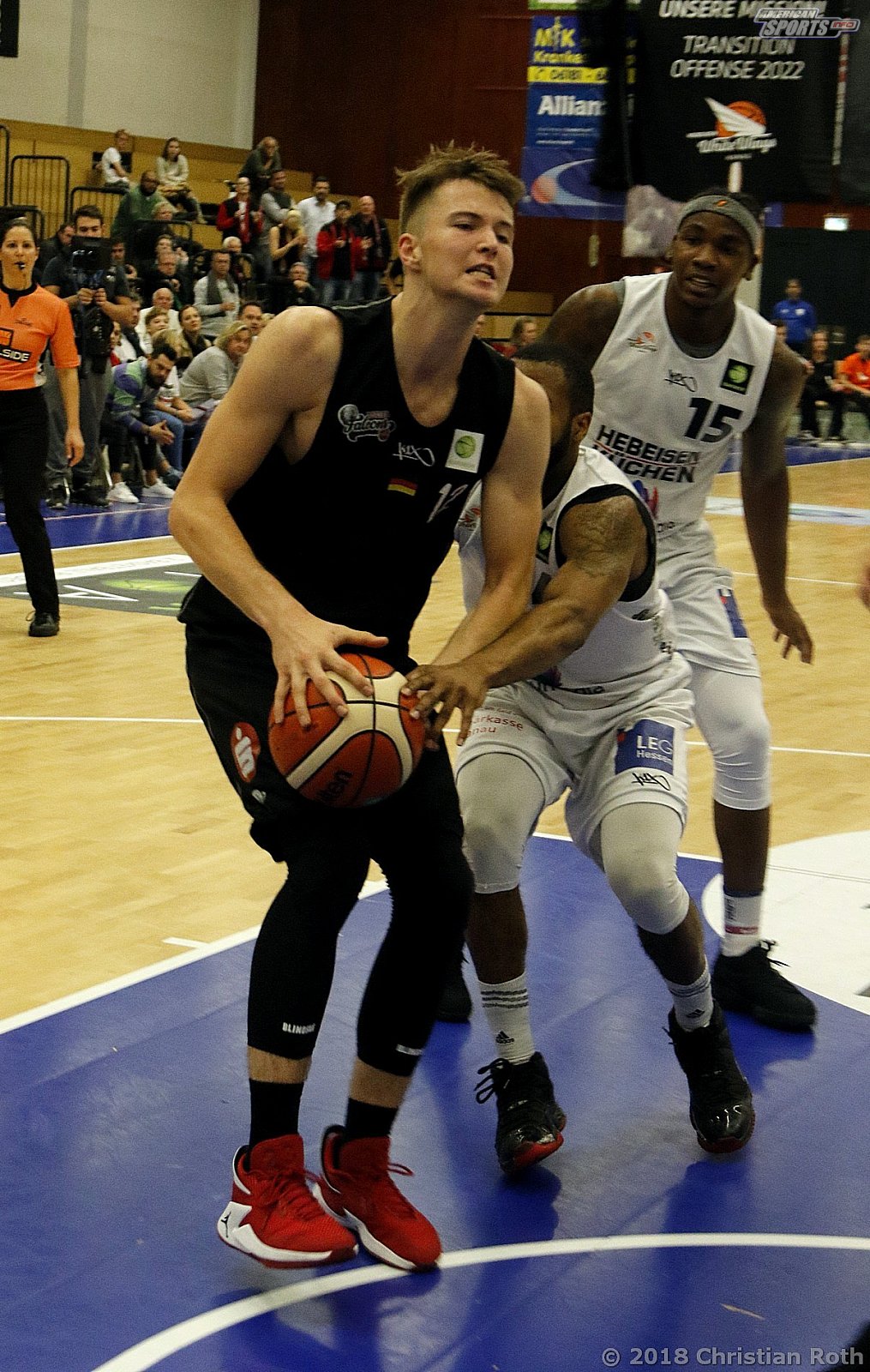 ProA Basketball: Hebeisen White Wings Hanau vs Nürnberger BC Falcons 67:86 27.10.2018