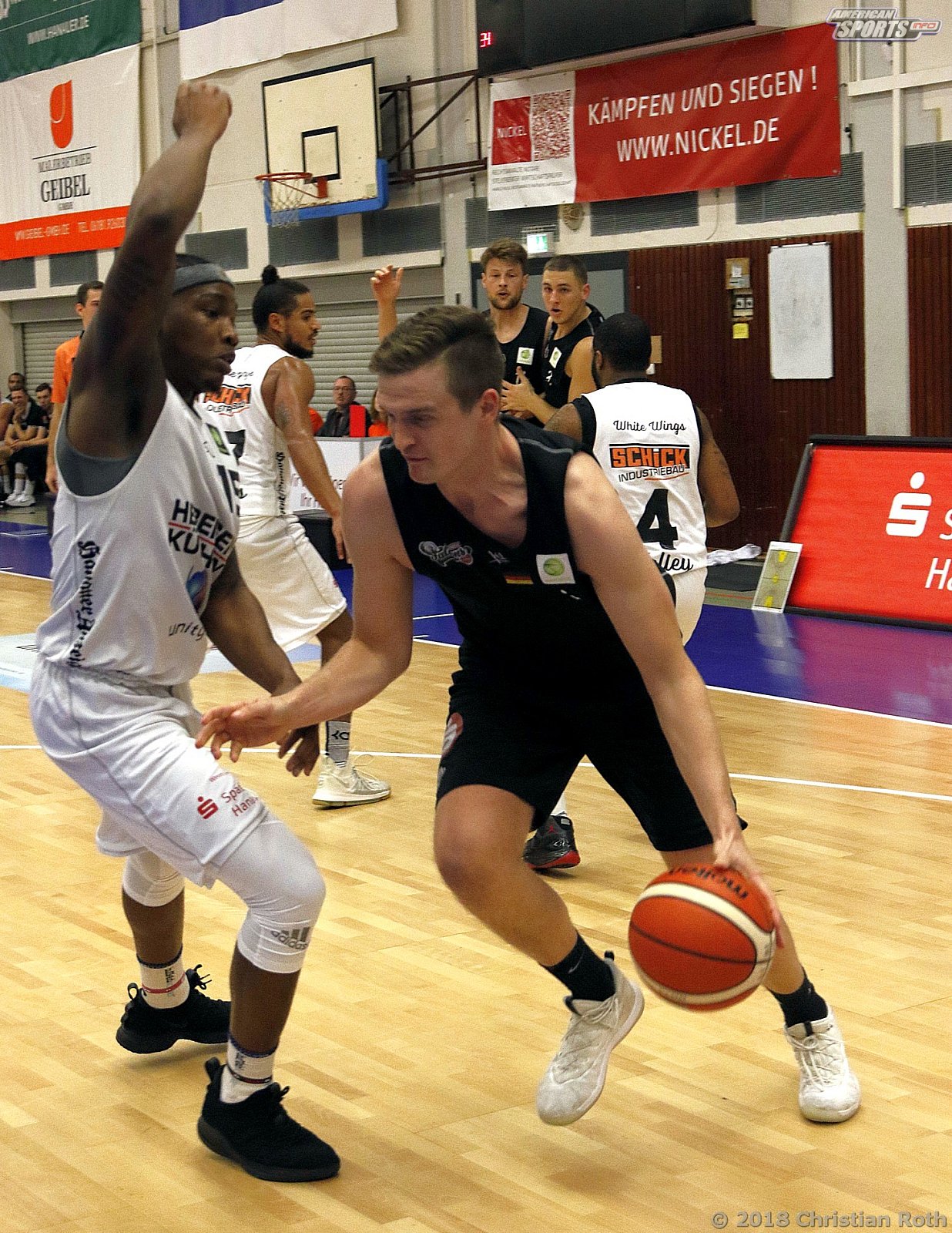 ProA Basketball: Hebeisen White Wings Hanau vs Nürnberger BC Falcons 67:86 27.10.2018