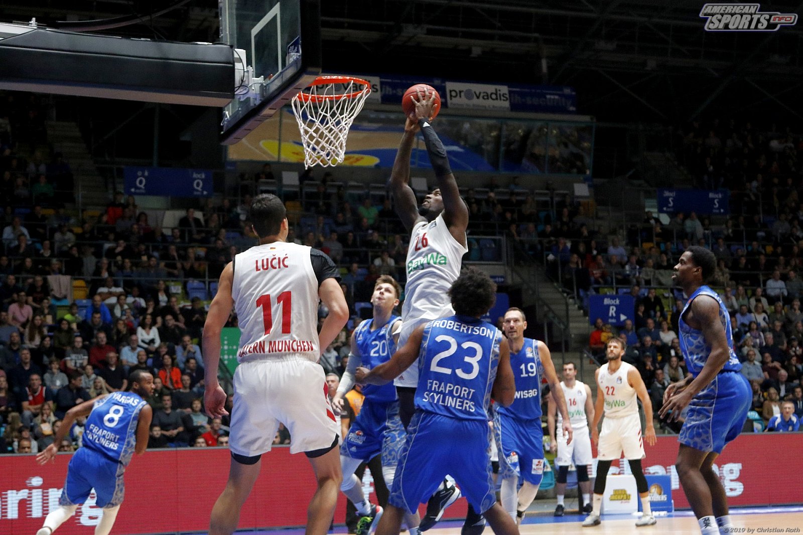 BBL: Fraport Skyliners Frankfurt vs FC Bayern München Basketball 77:81 06.10.2019