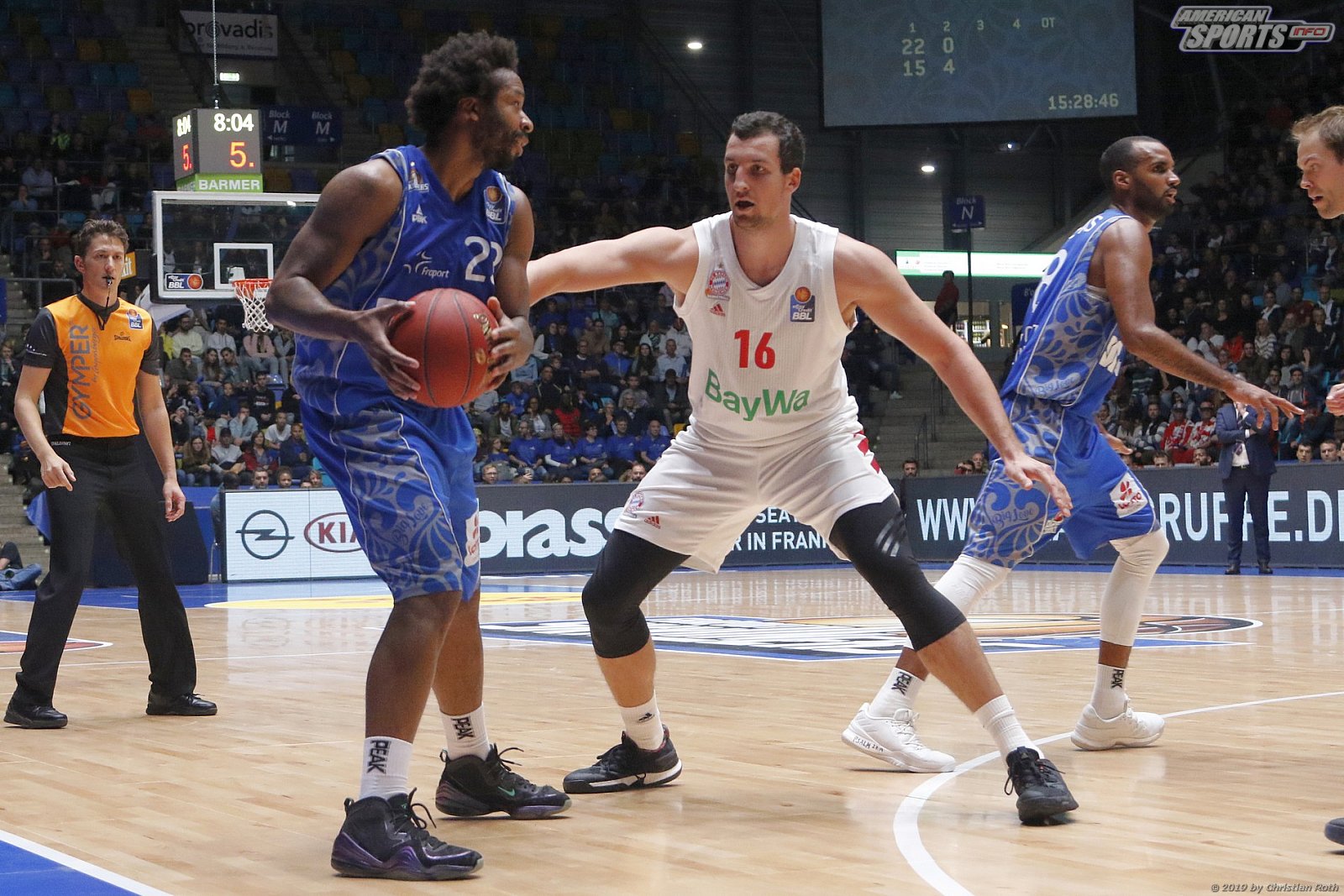 BBL: Fraport Skyliners Frankfurt vs FC Bayern München Basketball 77:81 06.10.2019