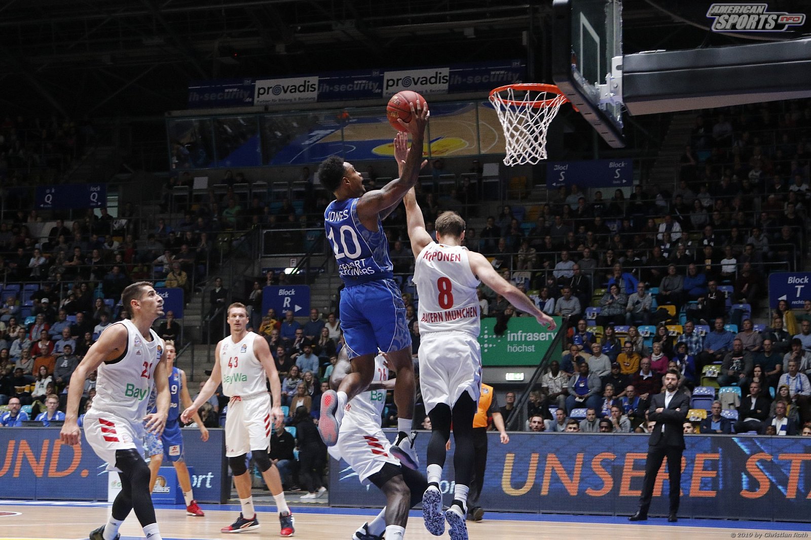 BBL: Fraport Skyliners Frankfurt vs FC Bayern München Basketball 77:81 06.10.2019