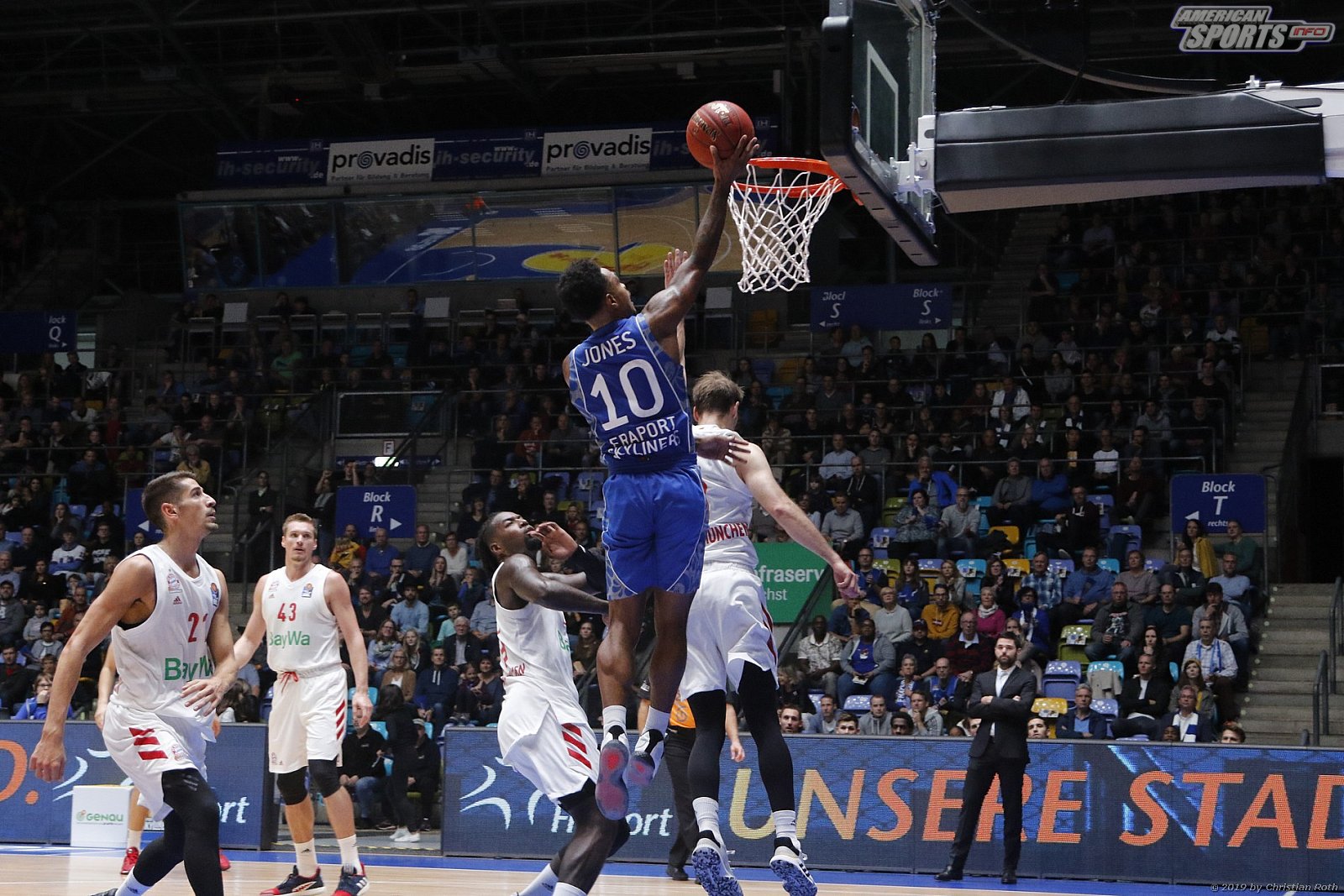 BBL: Fraport Skyliners Frankfurt vs FC Bayern München Basketball 77:81 06.10.2019