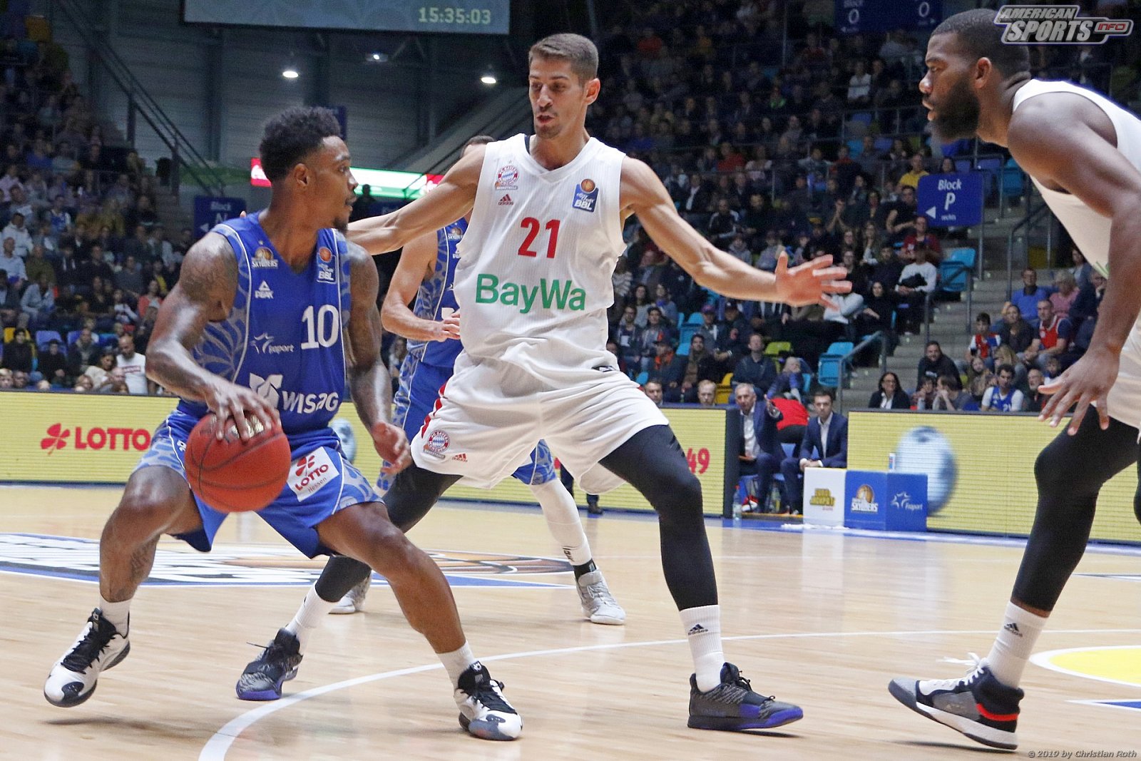 BBL: Fraport Skyliners Frankfurt vs FC Bayern München Basketball 77:81 06.10.2019
