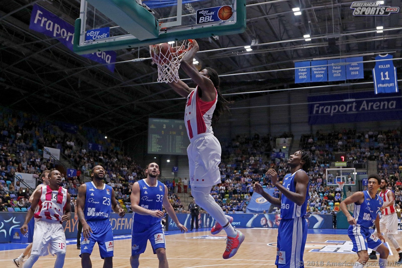 BBL: Fraport Skyliners Frankfurt vs Telekom Baskets Bonn 83:79 04.11.2018