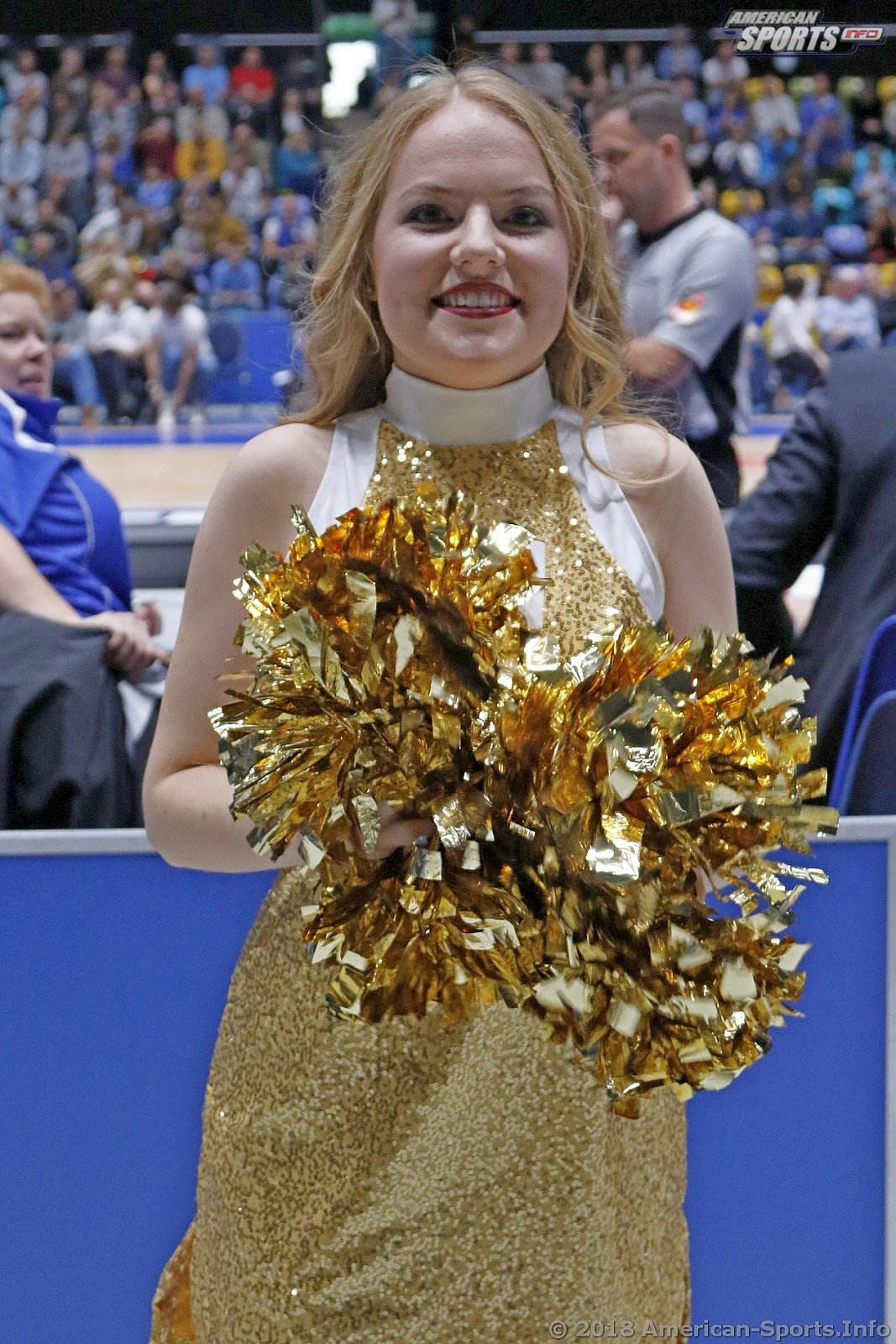 Das  Frankfurt Skyliners Danceteam beim Heimspiel gegen Telekom Baskets Bonn am 04.11.2018