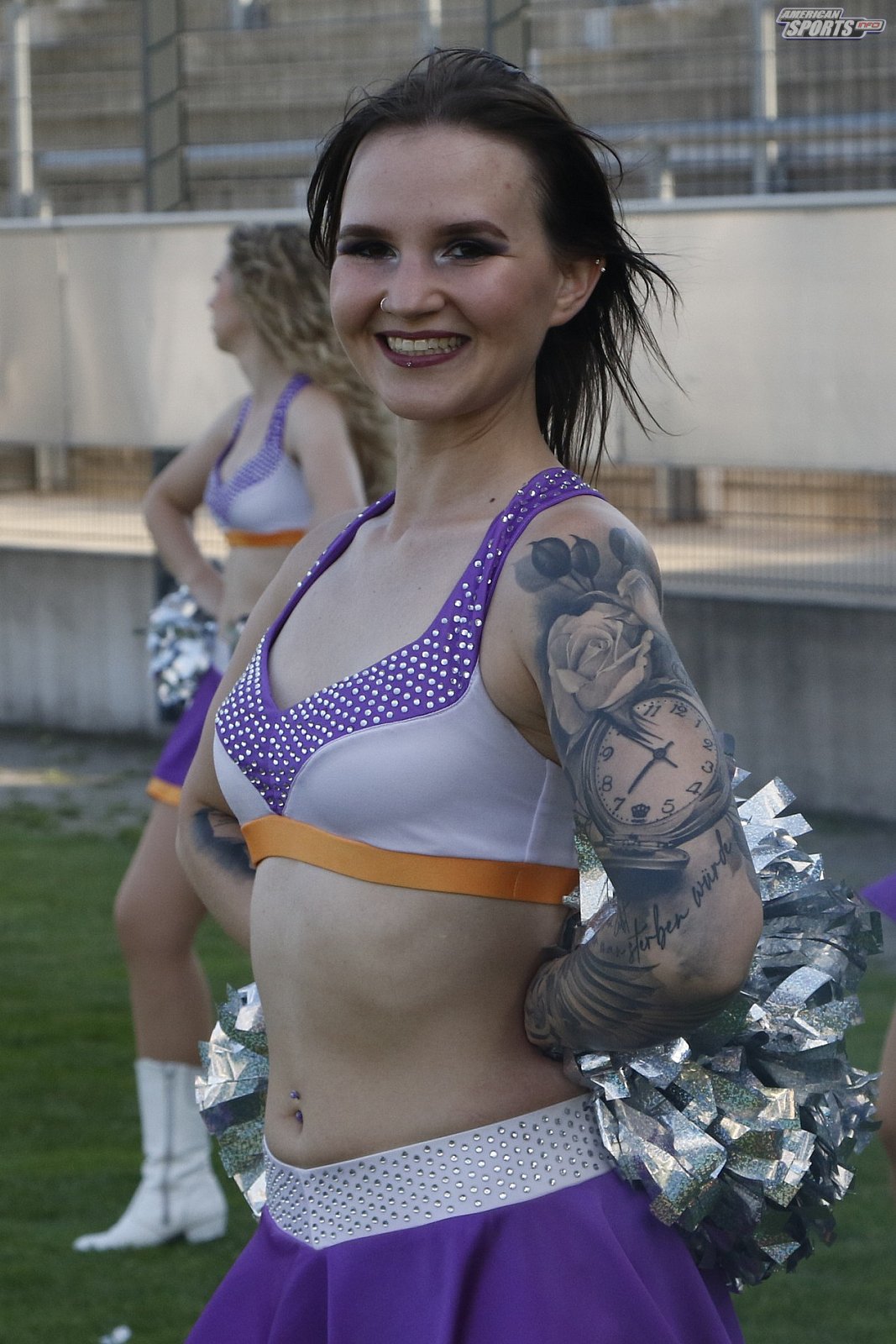 Die Frankfurt Universe Cheerleader beim Heimspiel gegen die Saarland Hurricanes 00:83 12.06.2021
