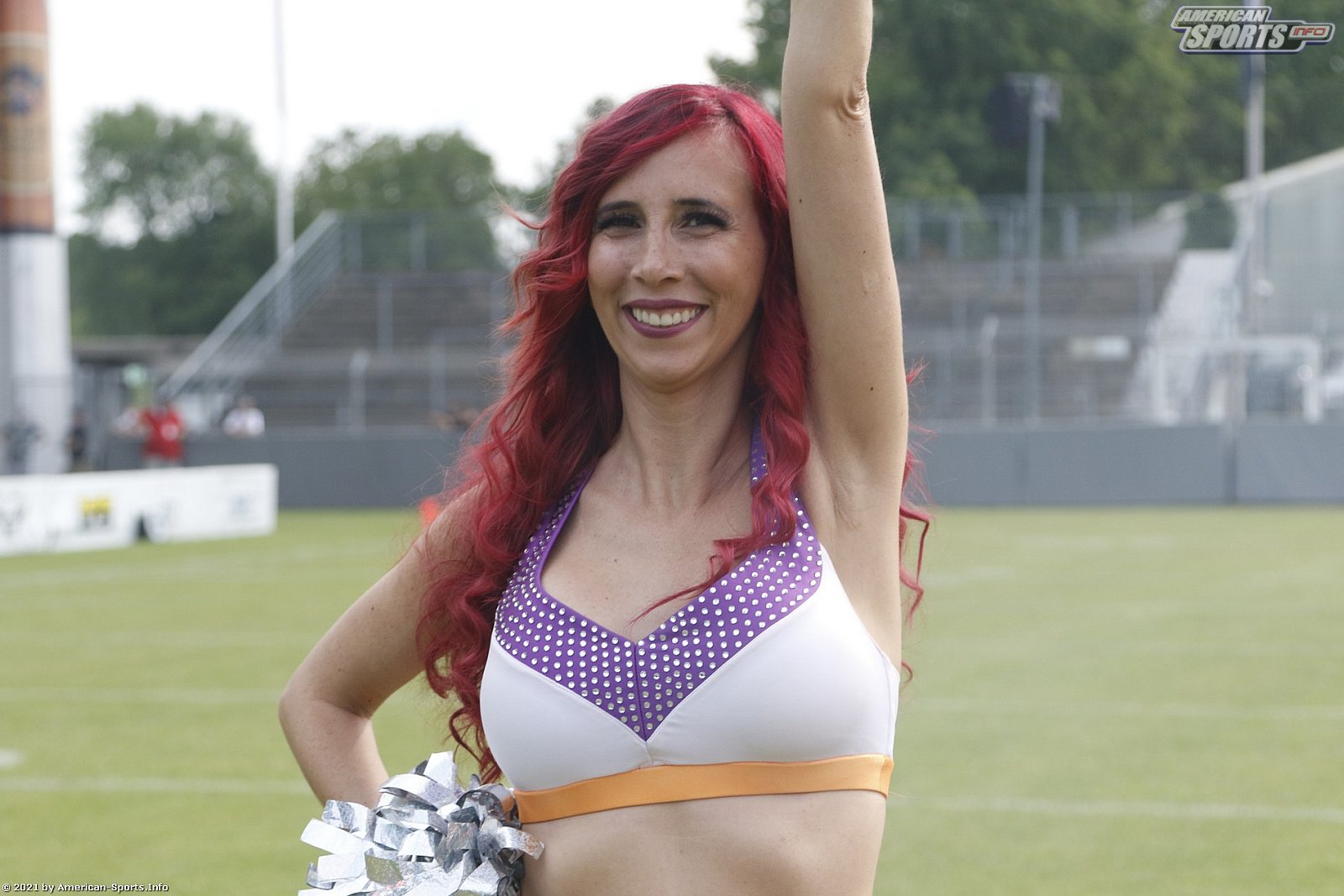 GFL Süd: Die Cheerleader beim Spiel Stuttgart Scorpions vs. Frankfurt Universe 26.06.2021