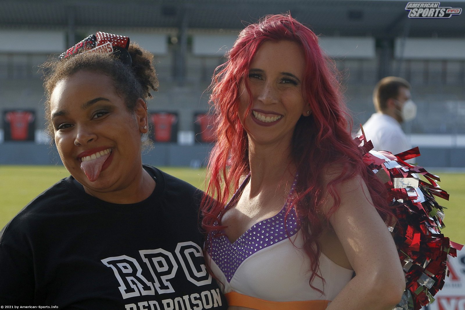 GFL Süd: Die Cheerleader beim Spiel Stuttgart Scorpions vs. Frankfurt Universe 26.06.2021