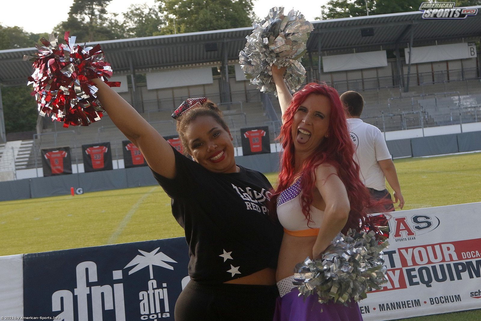GFL Süd: Die Cheerleader beim Spiel Stuttgart Scorpions vs. Frankfurt Universe 26.06.2021