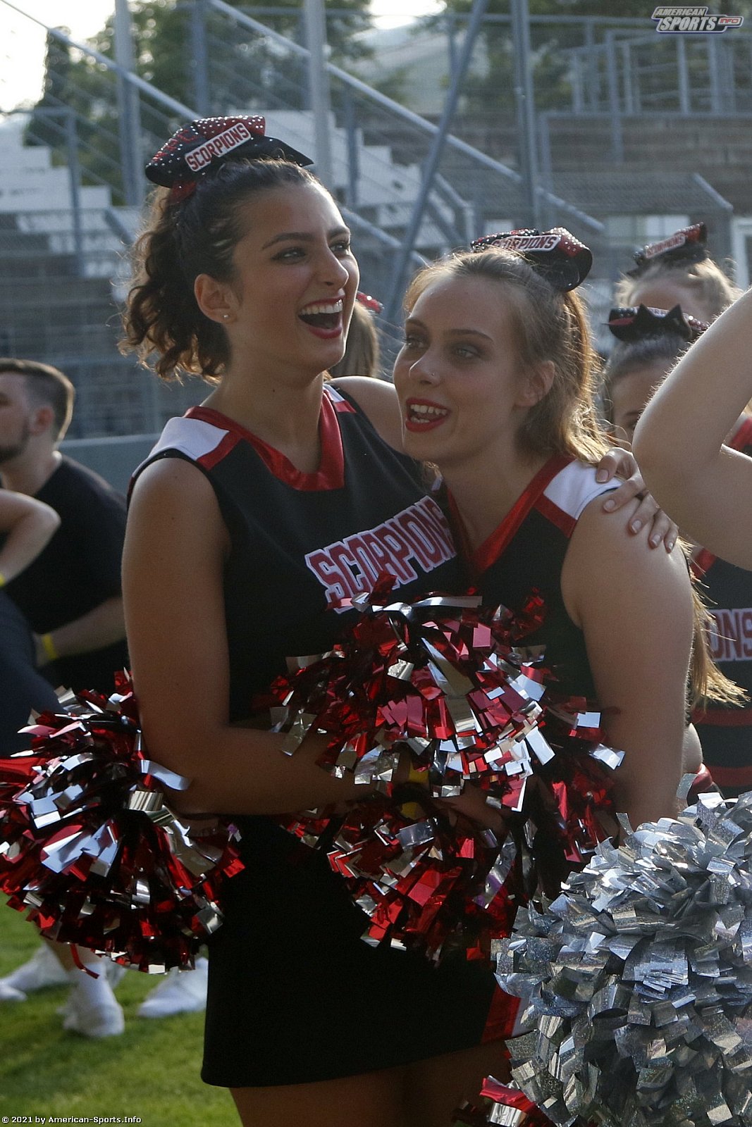 GFL Süd: Die Cheerleader beim Spiel Stuttgart Scorpions vs. Frankfurt Universe 26.06.2021
