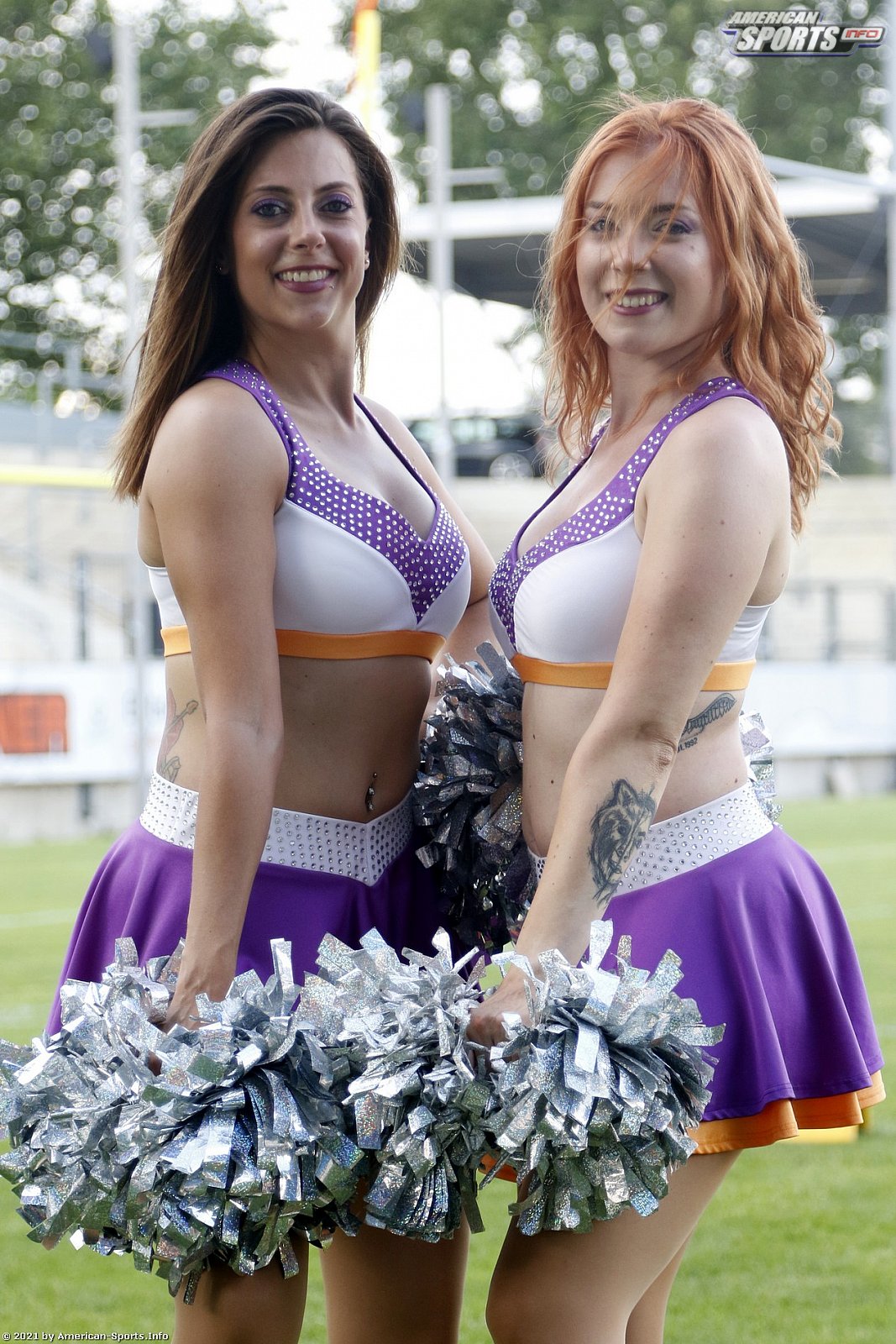 Die Frankfurt Universe Cheerleader beim Heimspiel gegen die Marburg Mercenaries 12:42 10.07.2021