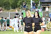 Die Cologne Crocodiles und Düsseldorf Pantherettes Cheerleader beim GFL Spiel der Düsseldorf Panther gegen die Cologne Crocodiles am 20.08.2022