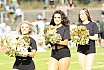 Die Cologne Crocodiles und Düsseldorf Pantherettes Cheerleader beim GFL Spiel der Düsseldorf Panther gegen die Cologne Crocodiles am 20.08.2022