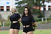 Die Cologne Crocodiles und Düsseldorf Pantherettes Cheerleader beim GFL Spiel der Düsseldorf Panther gegen die Cologne Crocodiles am 20.08.2022