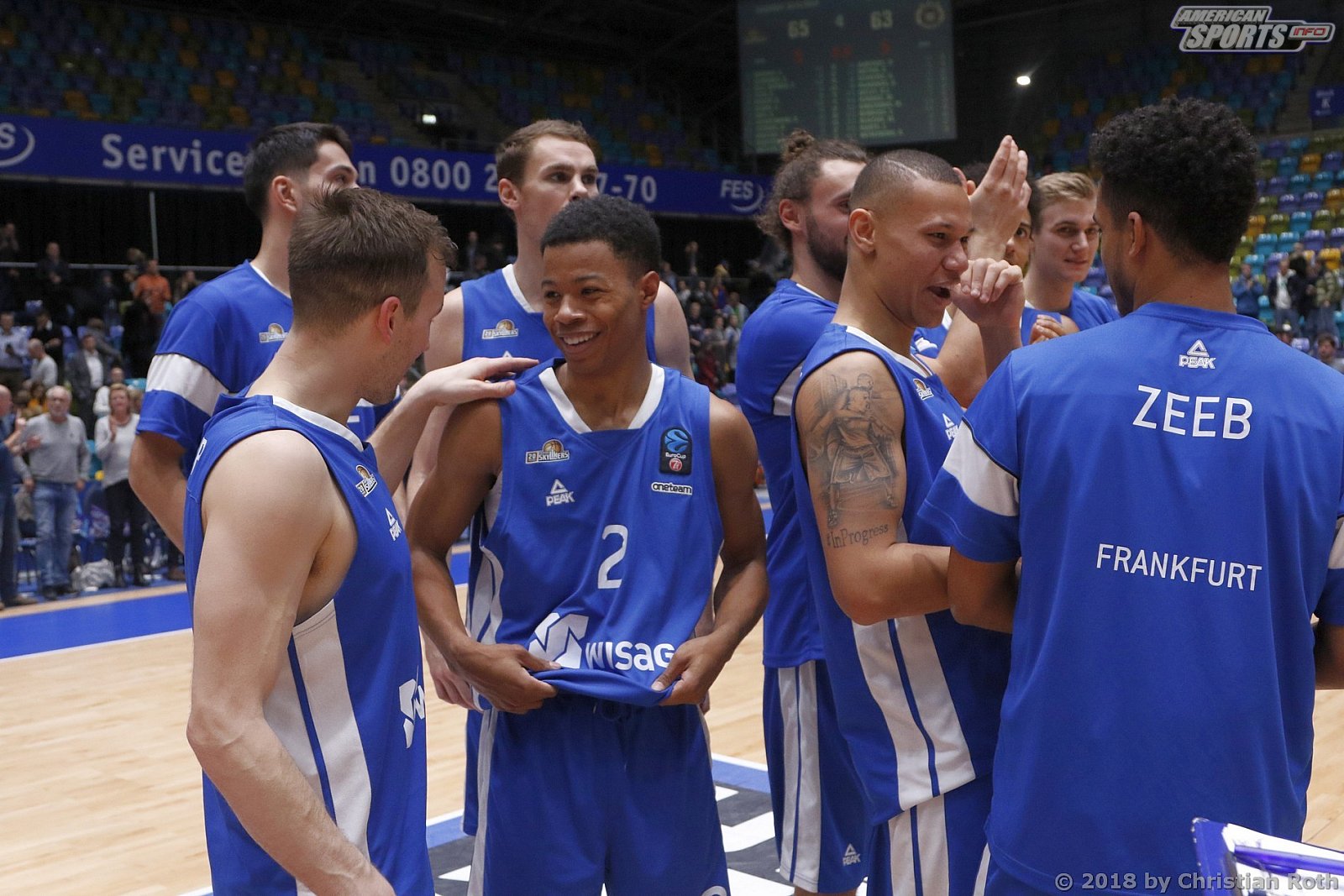 7Days Eurocup: Fraport Skyliners Frankfurt vs Rytas Vilnius 65:63 21.11.2018