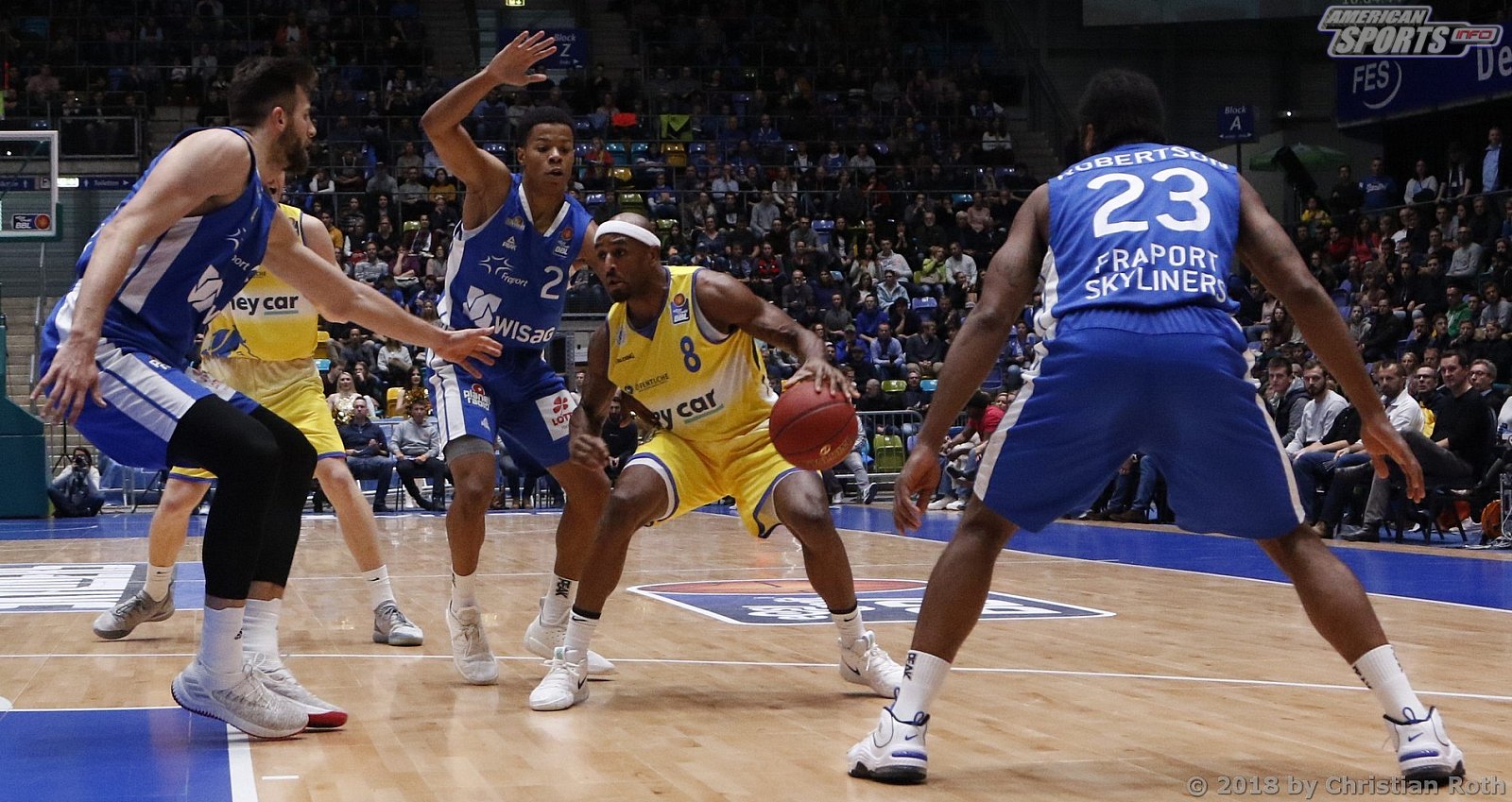 BBL: Fraport Skyliners Frankfurt vs Basketball Löwen Braunschweig 82:77 24.11.2018